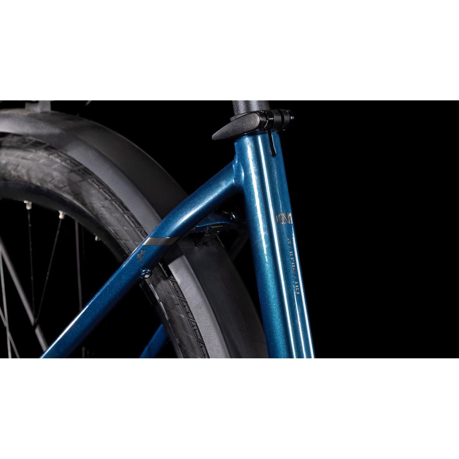 Cube Touring Hybrid ONE 500 Easy Entry Electric Hybrid Bike Deepsea'n'Chrome