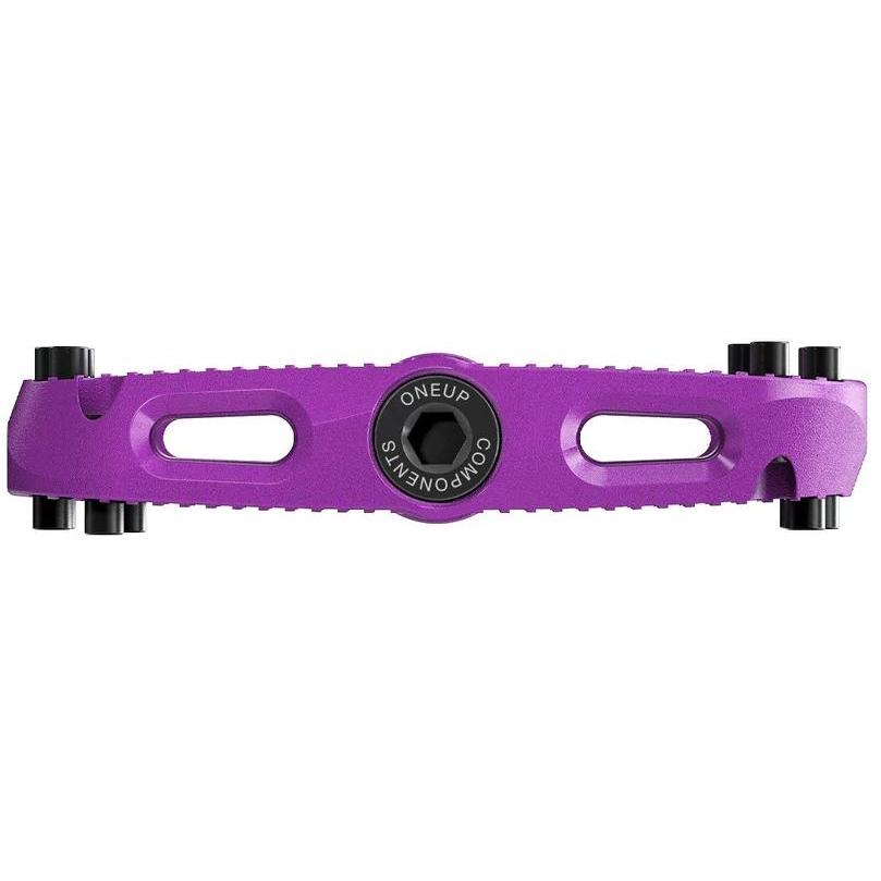 OneUp Components Composite Flat Pedals Small Purple
