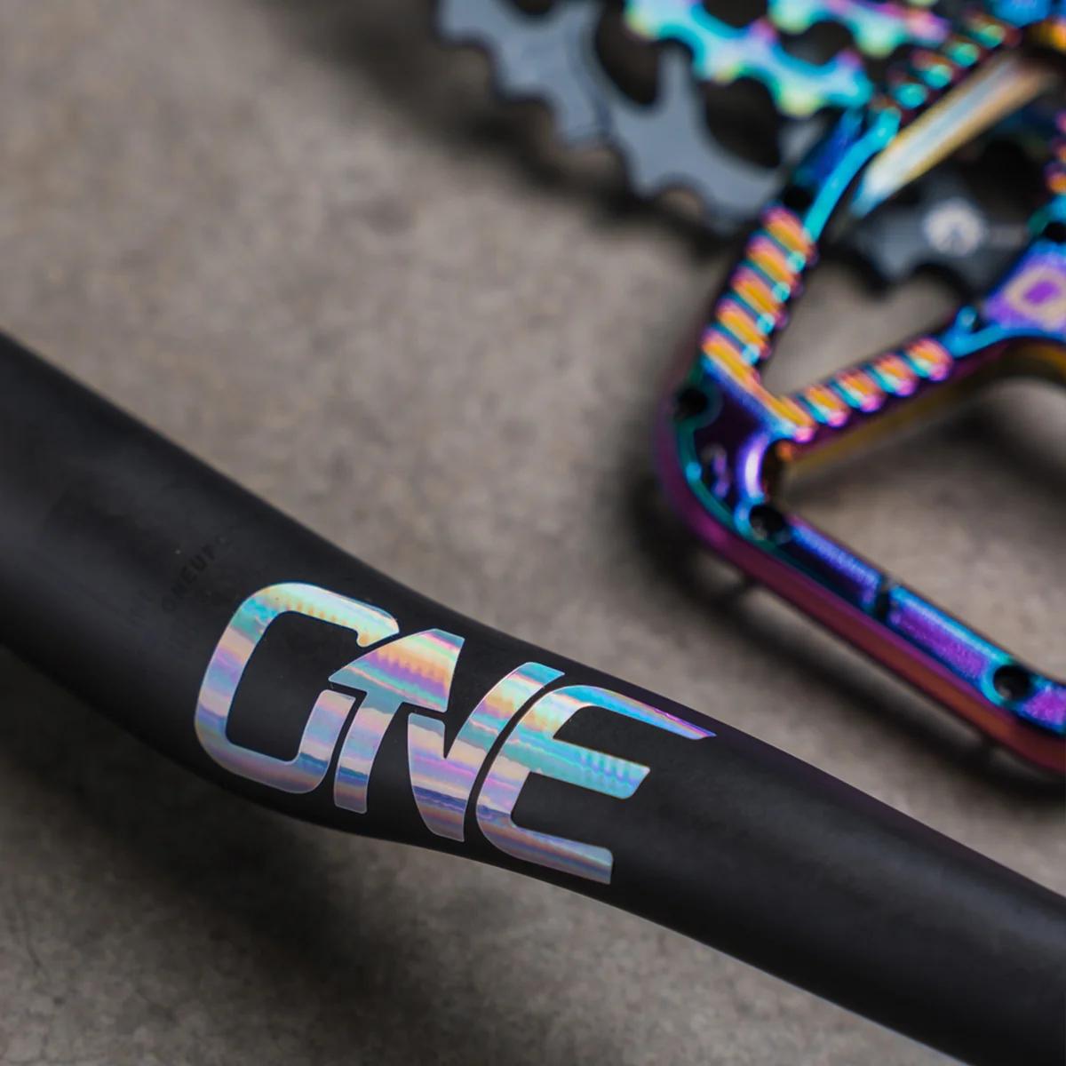 OneUp Components Handlebar Decal Kit Oil Slick
