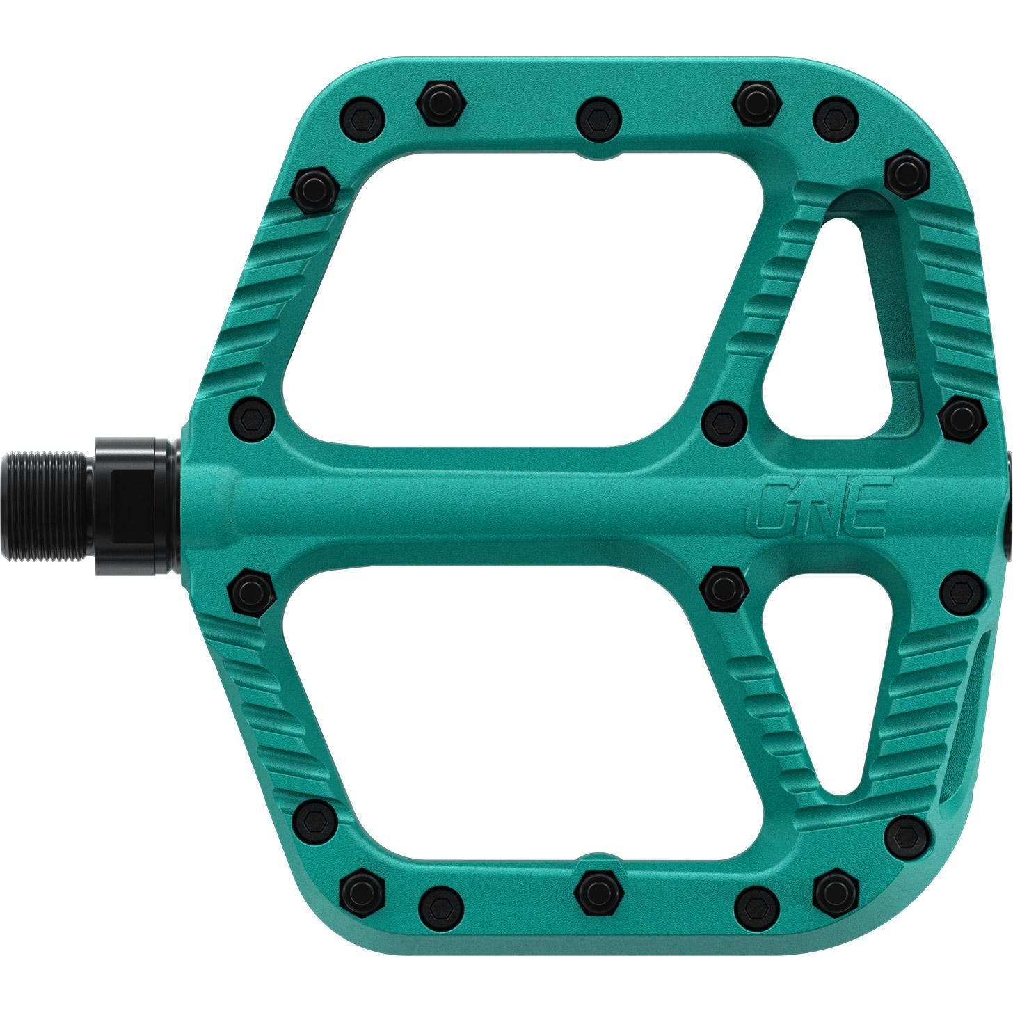 OneUp Components Composite Flat Pedals Turquoise