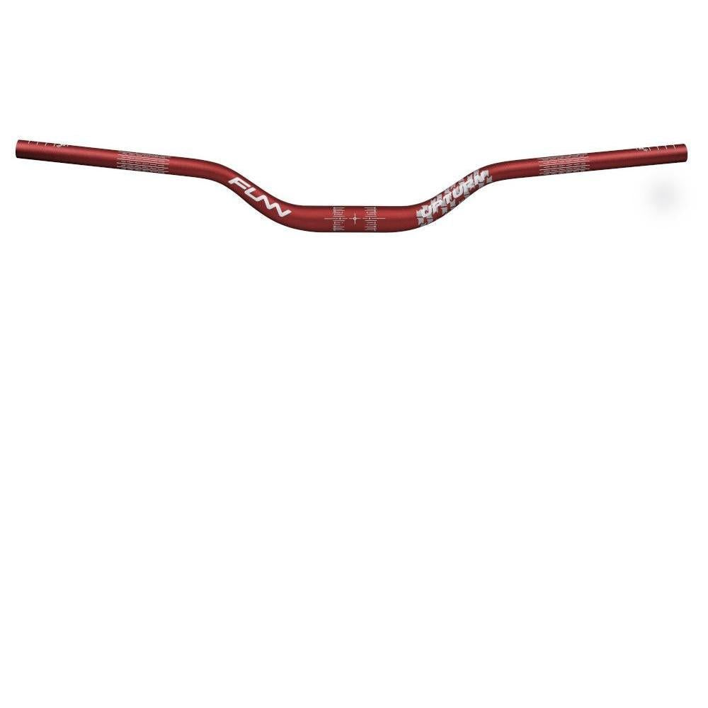 FUNN Upturn Handlebar 31.8mm Diameter 785mm Width 40mm Rise Red
