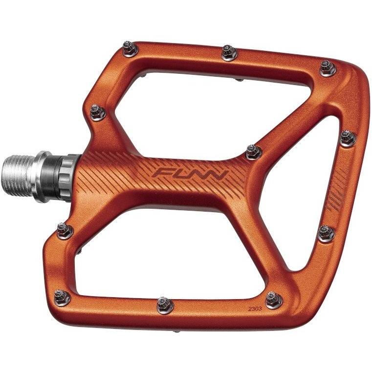 FUNN Python V2 Flat Pedals Orange