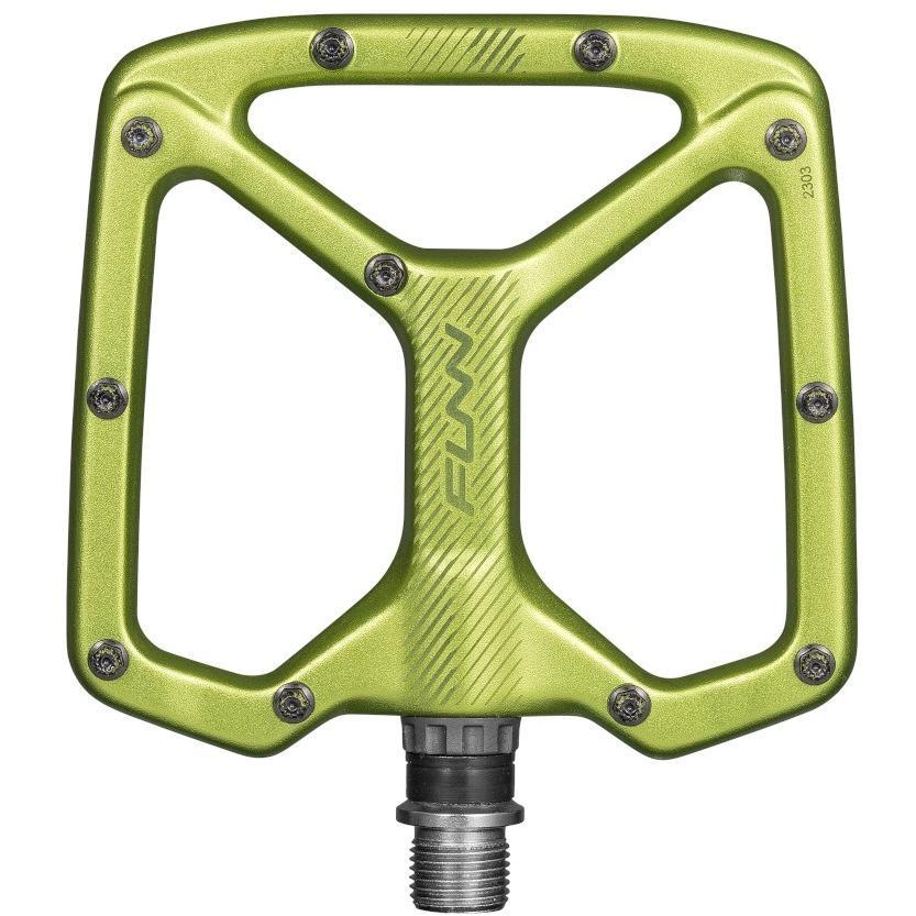 FUNN Python V2 Flat Pedals Green