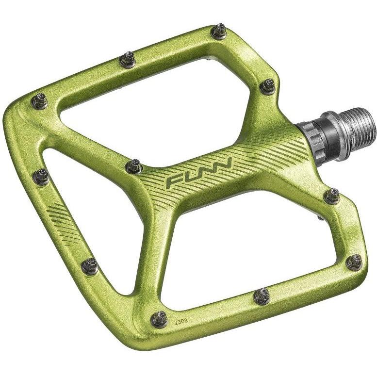 FUNN Python V2 Flat Pedals Green