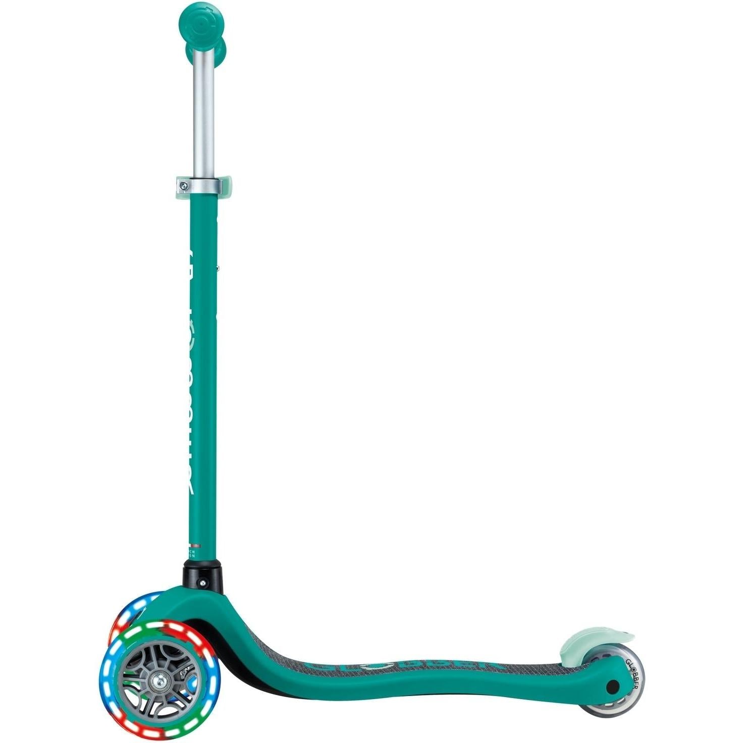 Globber Primo Lights Kids Scooter Green