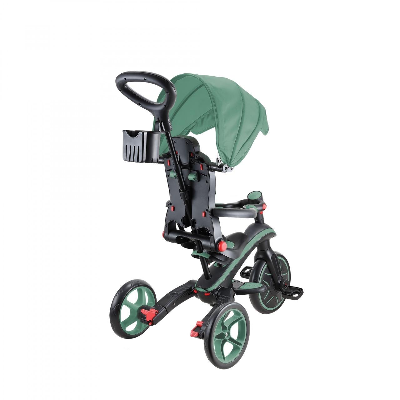 Globber Explorer Foldable 4in1 Kids Trike Olive