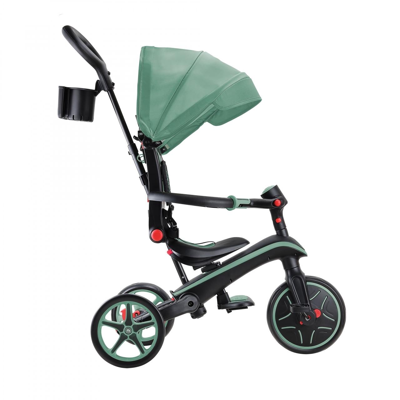 Globber Explorer Foldable 4in1 Kids Trike Olive