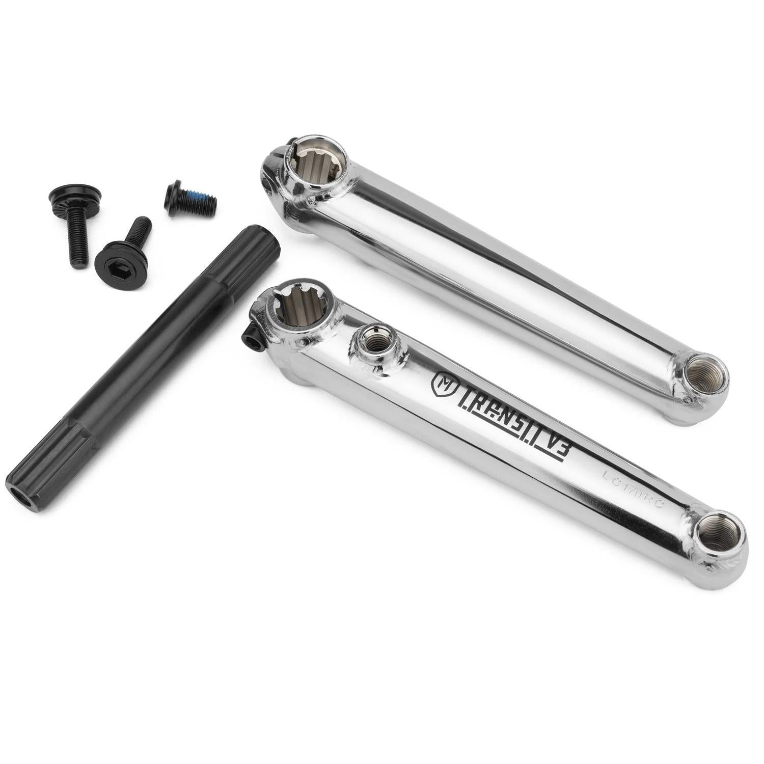 Mission Transit V3 BMX Cranksset 175mm Chrome