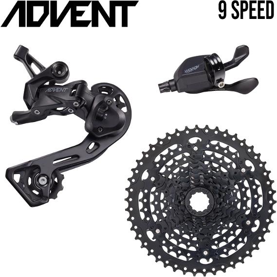 MicroShift Advent 1x9 Speed MTB Groupset 11-46T Black