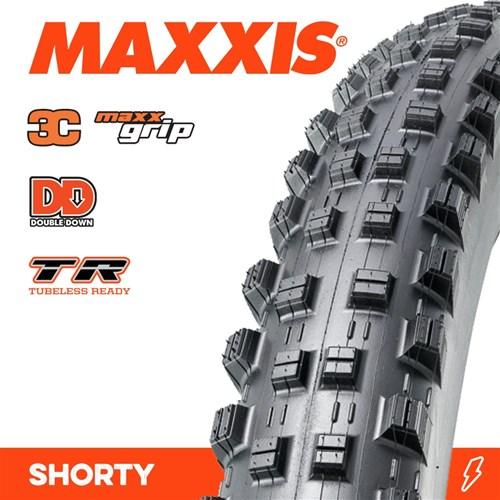 Maxxis Shorty Folding MTB Tyre 2x120TPI 27.5 x 2.40''