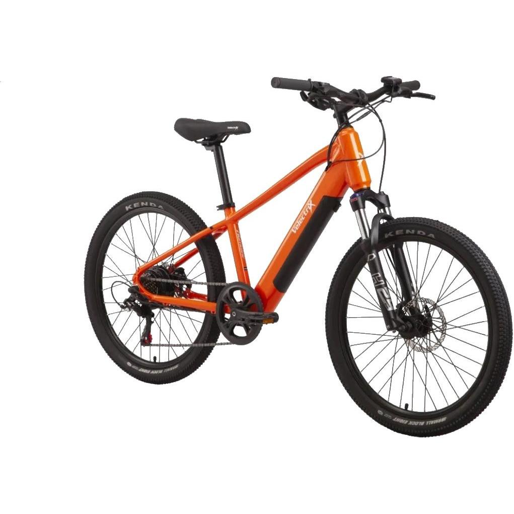 VelectriX Hurricane 24'' Electric Kids Bike Orange