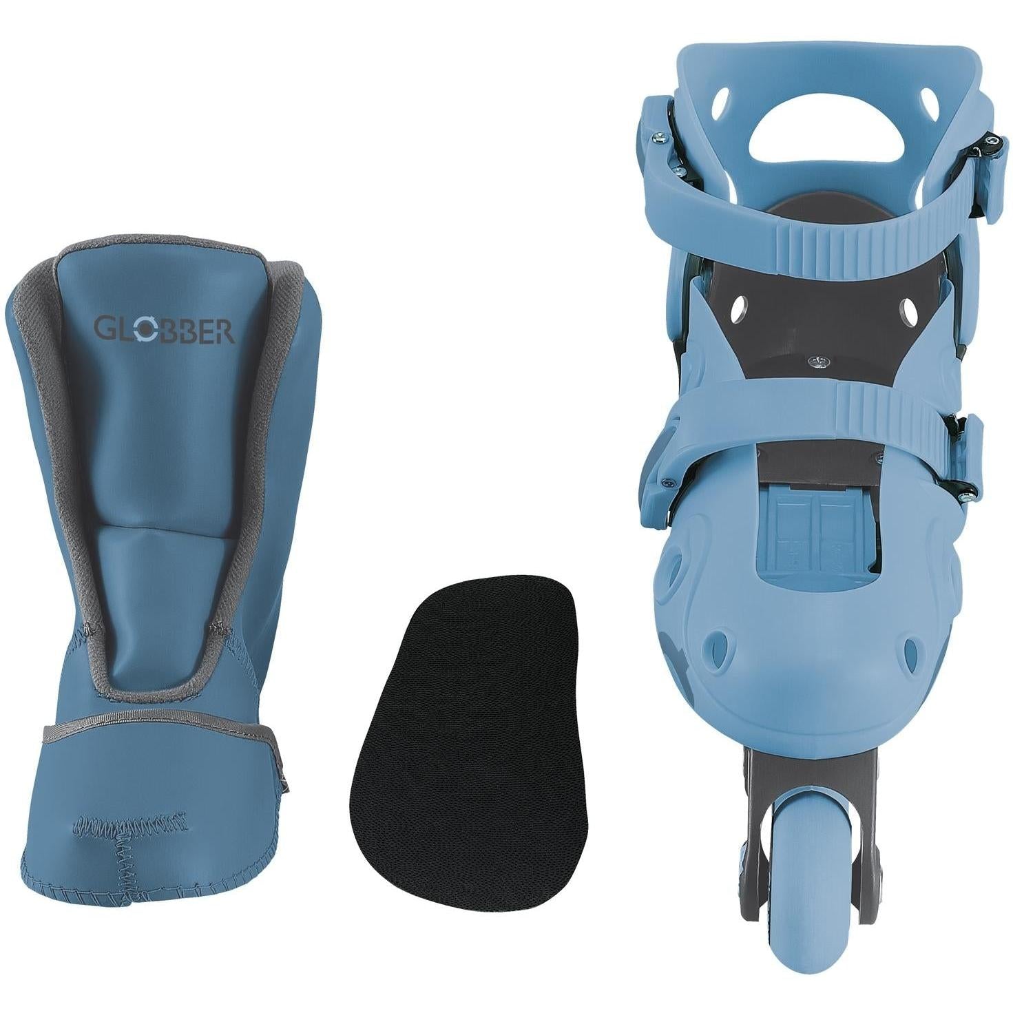Globber Learning Inline Kids Skates 2in1 Ash Blue
