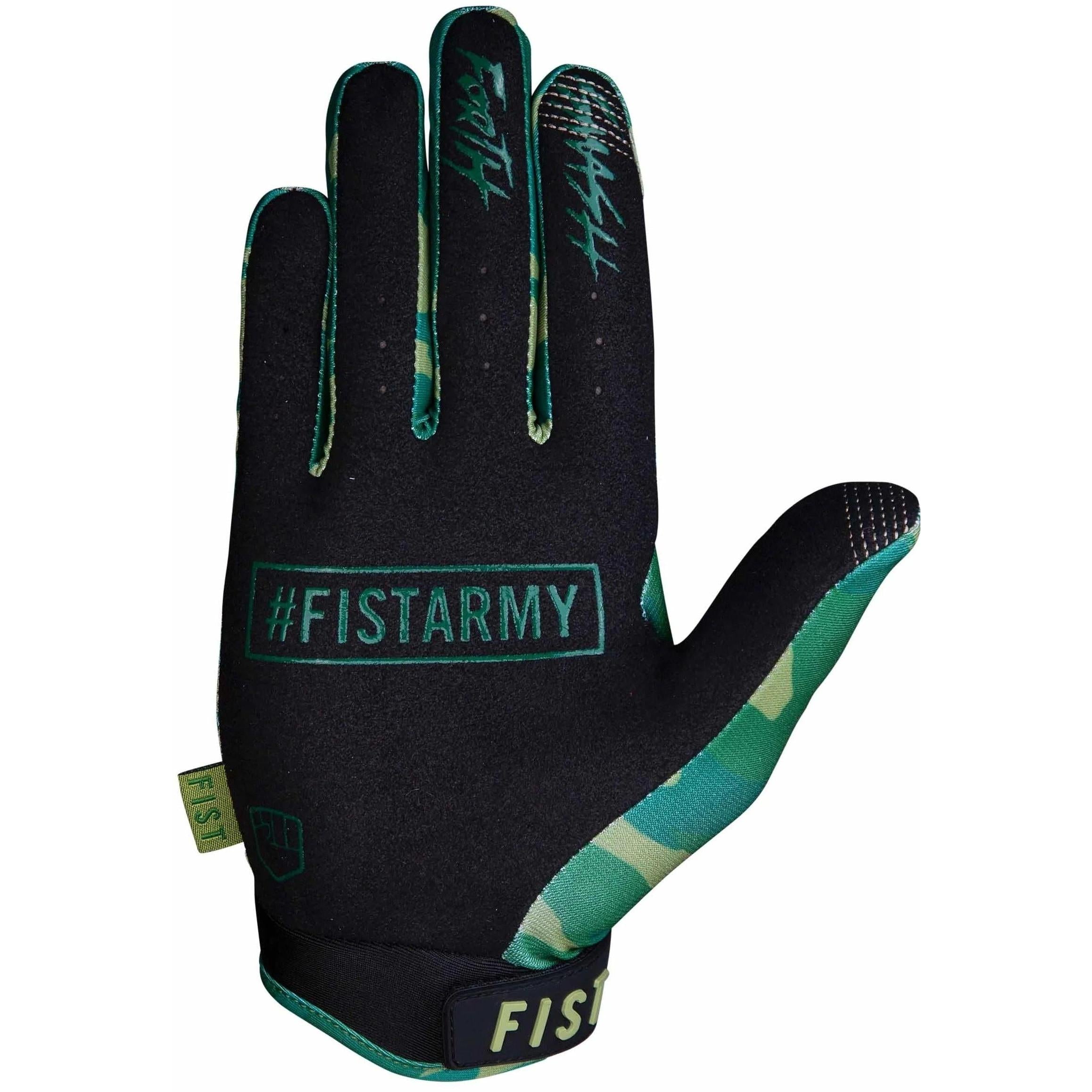 Fist Stocker Gloves Camo Green