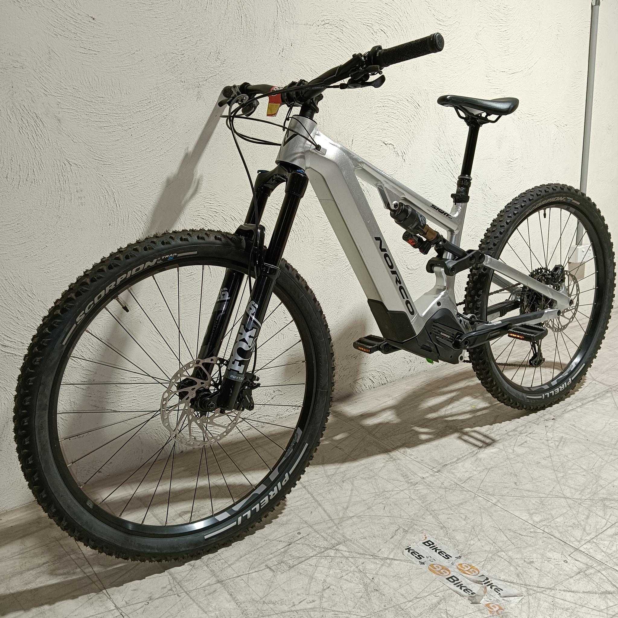 EX-DEMO Norco Sight VLT A1 Electric Enduro Bike 720Wh Battery Silver/Black (Medium)