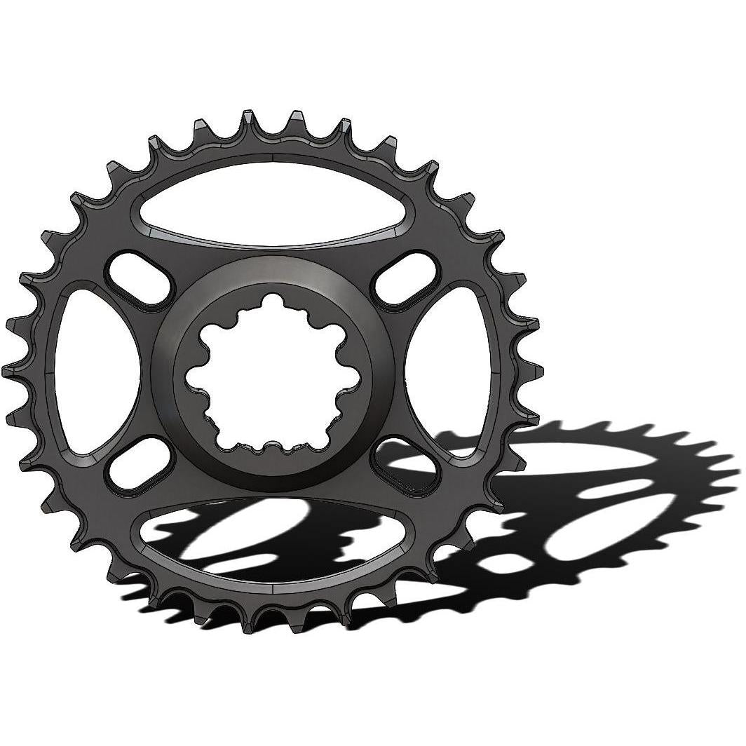 Pilo Chain Ring 34T Narrow Wide for SRAM Direct Dub 6mm Offset