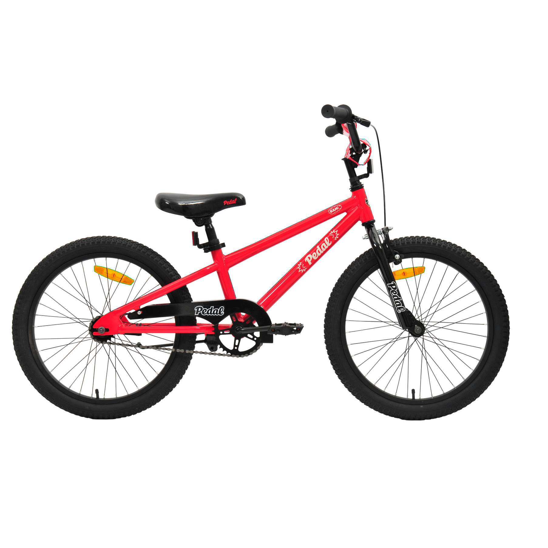 Pedal Bam Kids Bike 20 Inch Red/Black