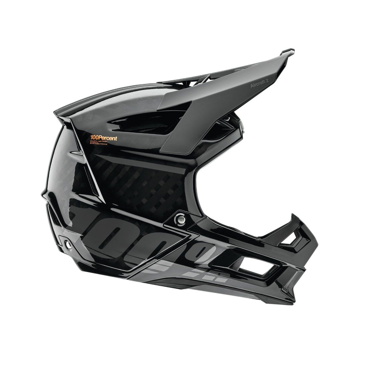 100% Aircraft 2 Full Face Helmet Blk