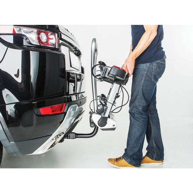 Yakima JustClick2 Two-Bike Towball Mounted Carrier Silver/Black