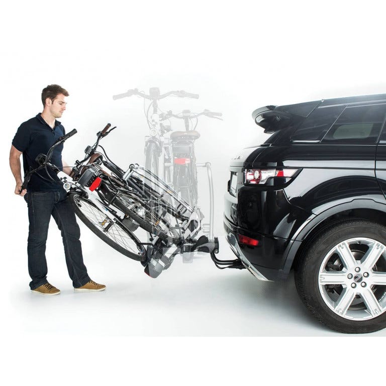Yakima JustClick2 Two-Bike Towball Mounted Carrier Silver/Black
