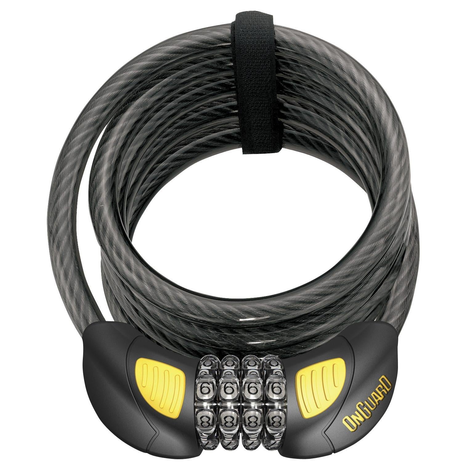 OnGuard Doberman GLO Combination Cable Lock 185cm x 12mm
