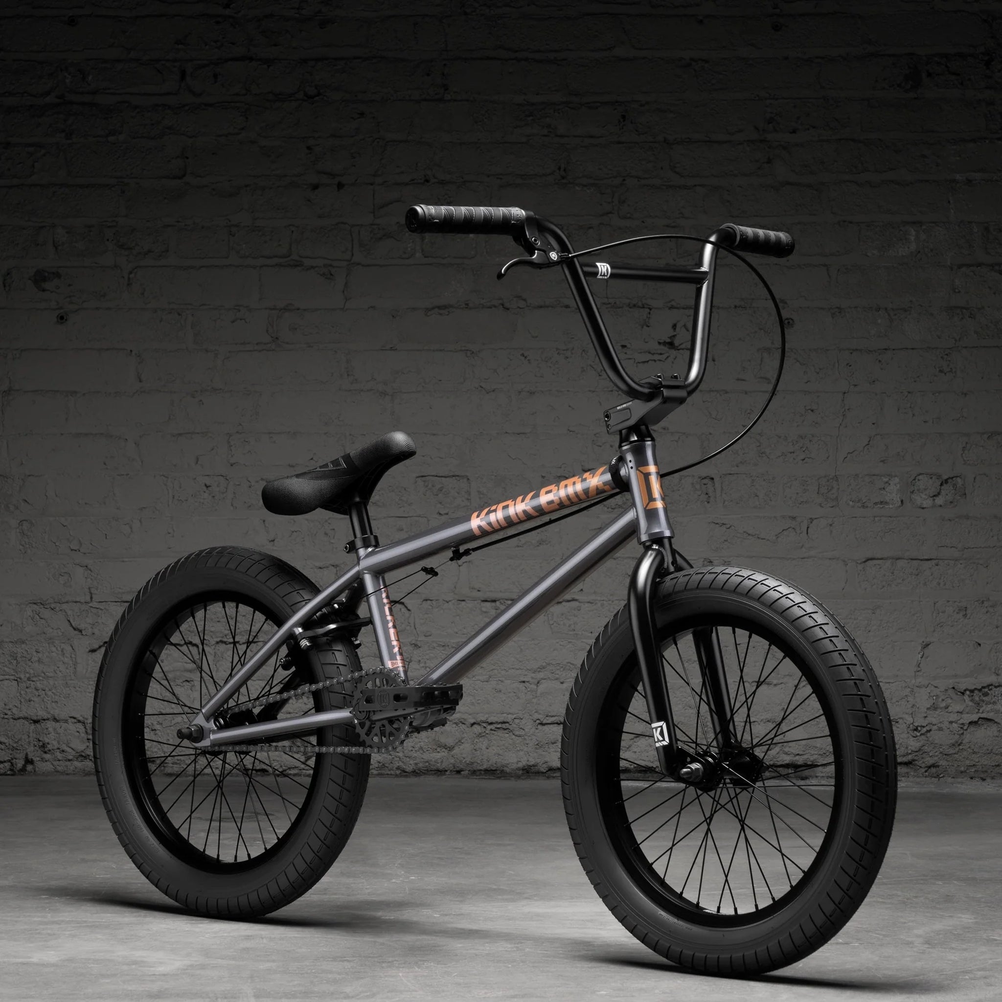 Kink Kicker 18'' BMX Bike Gunmetal Gray