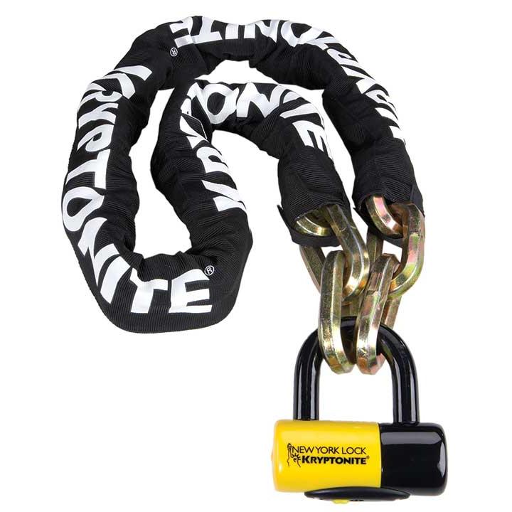 Kryptonite New York Fahgettaboudit Chain 1415 with New York Disc Lock 14mm x 150mm