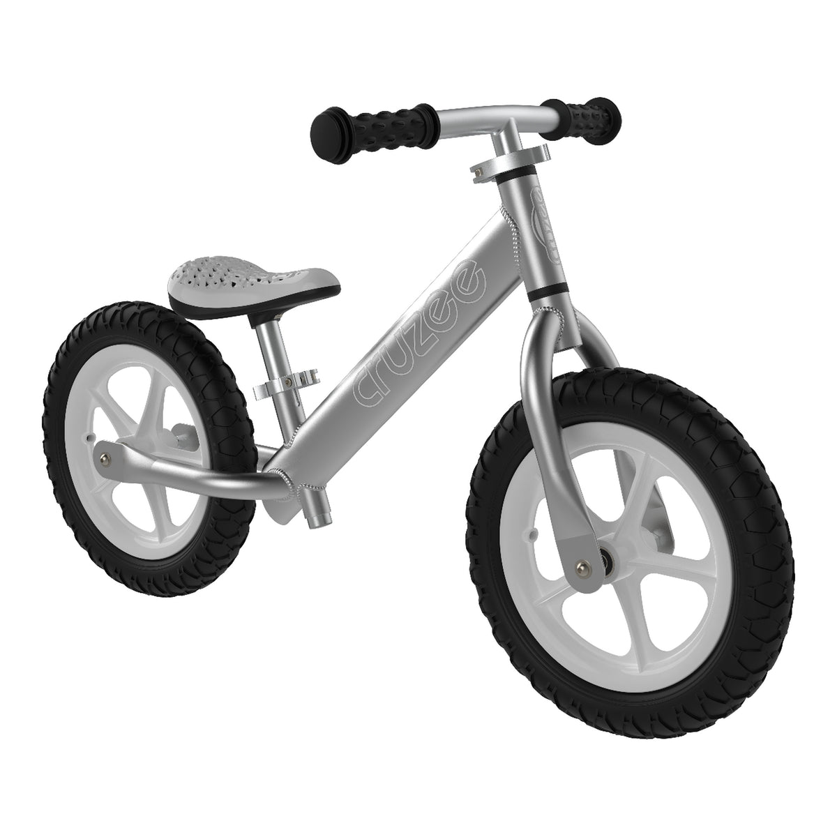 Cruzee 12'' Balance Bike Silver