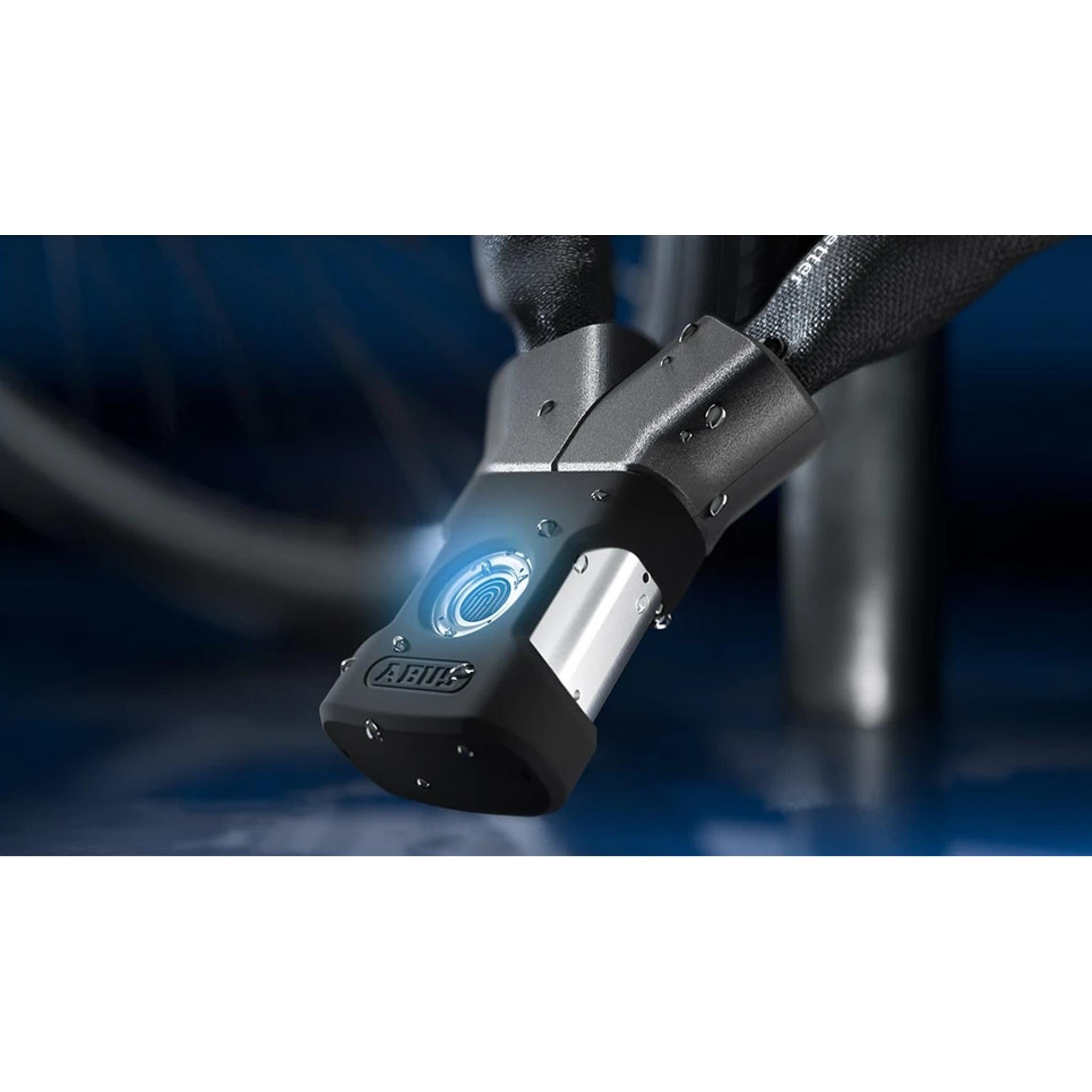 Abus Yardo 7807F Fingerprint Secured Chain Lock 110cm Black