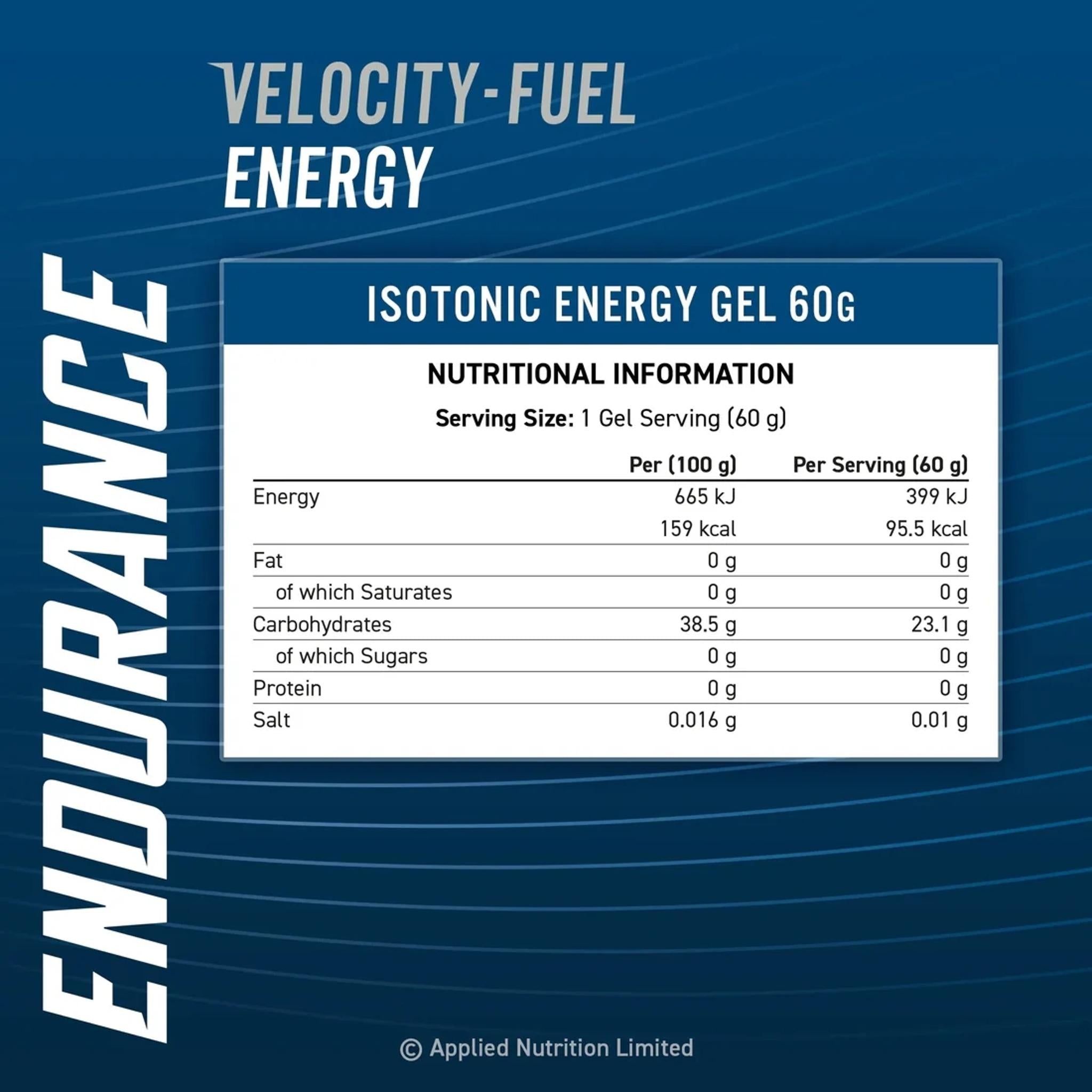 Applied Nutrition Endurance Isotonic Energy Gel 60ml Tropical