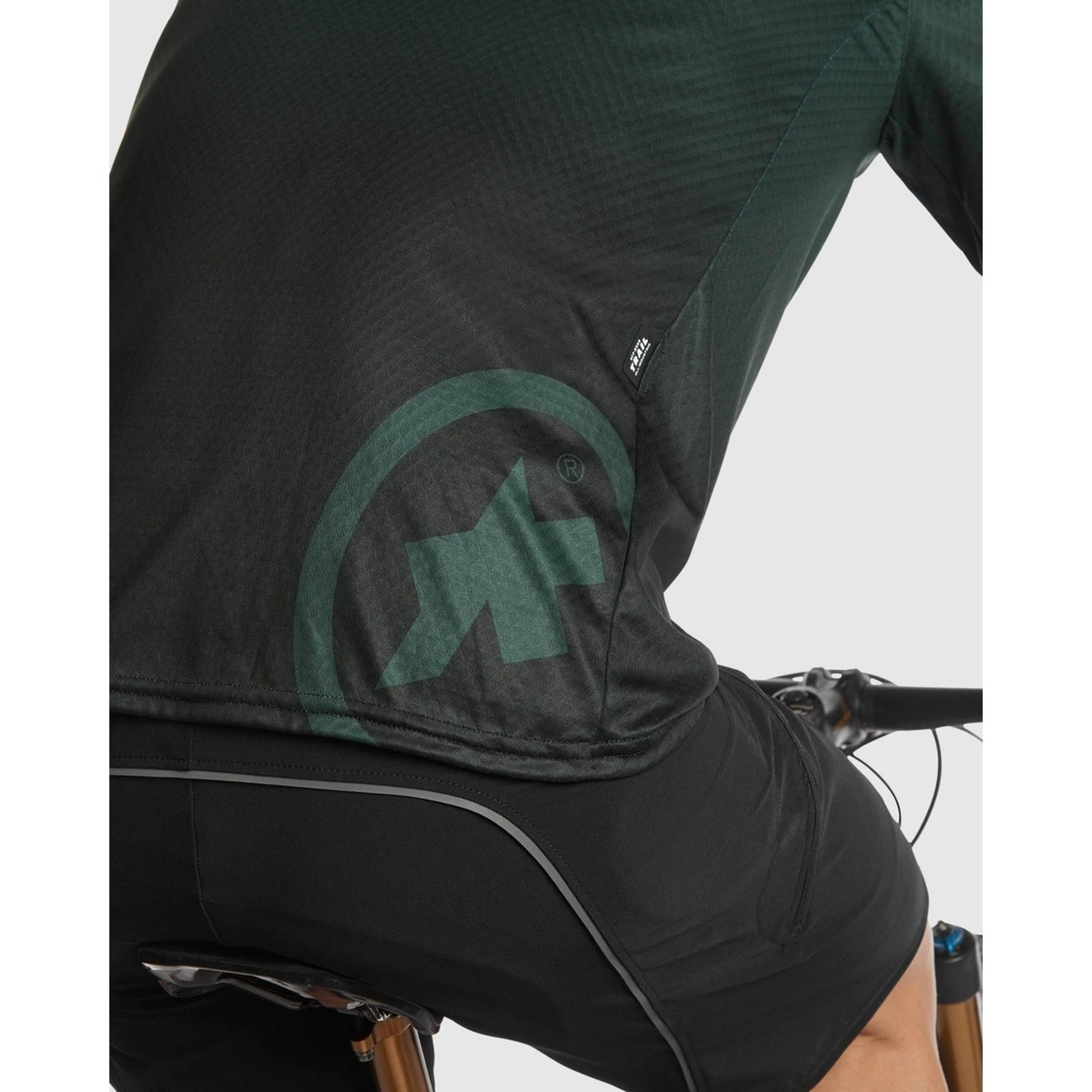 Assos Trail T3 Short Sleeve MTB Jersey Schwarzwald Green XL