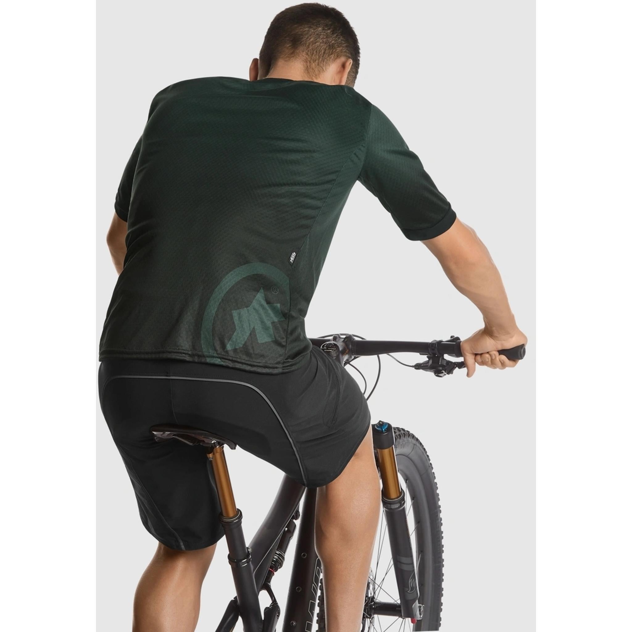 Assos Trail T3 Short Sleeve MTB Jersey Schwarzwald Green XS