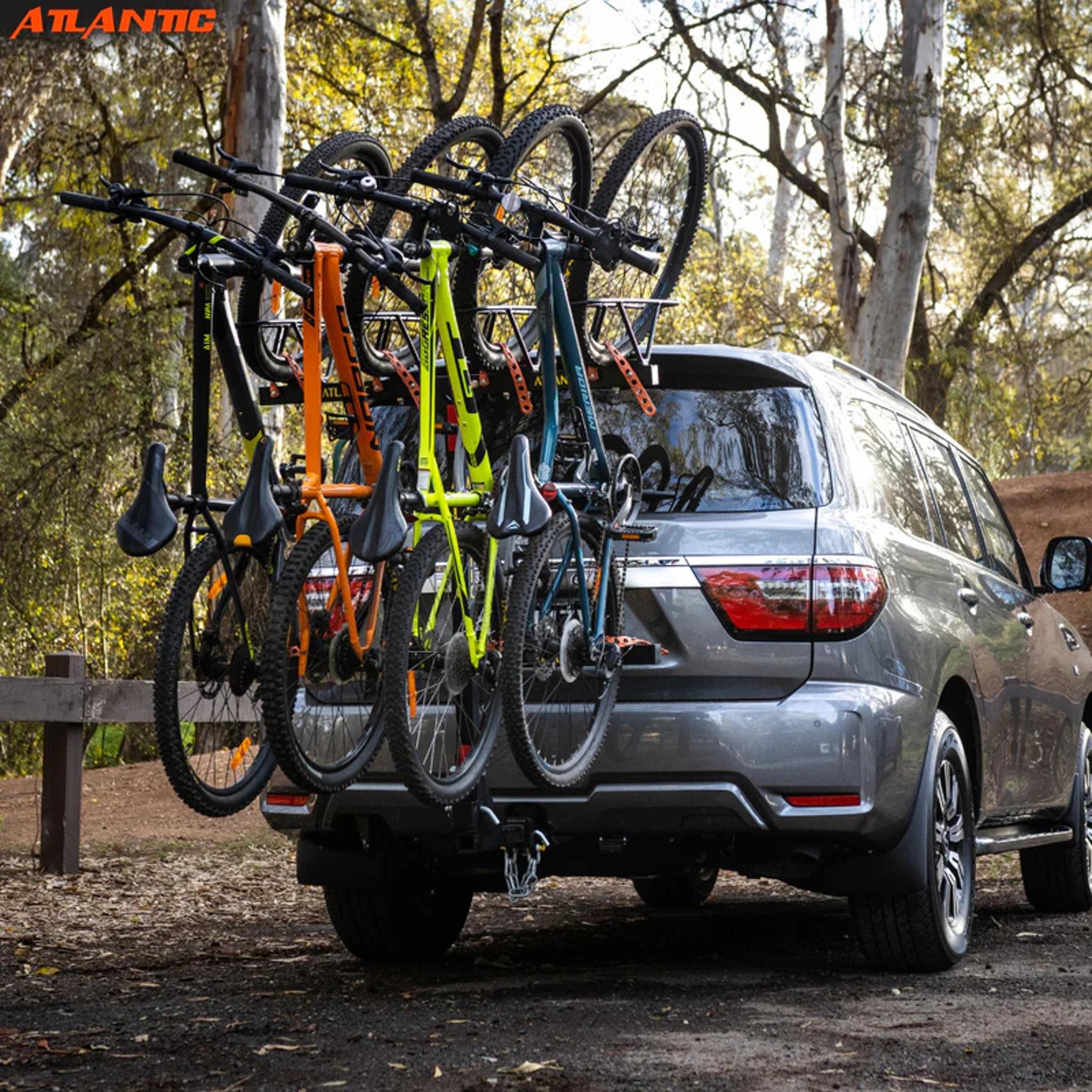 Atlantic 5-Bike Vertical Hitch Rack Black