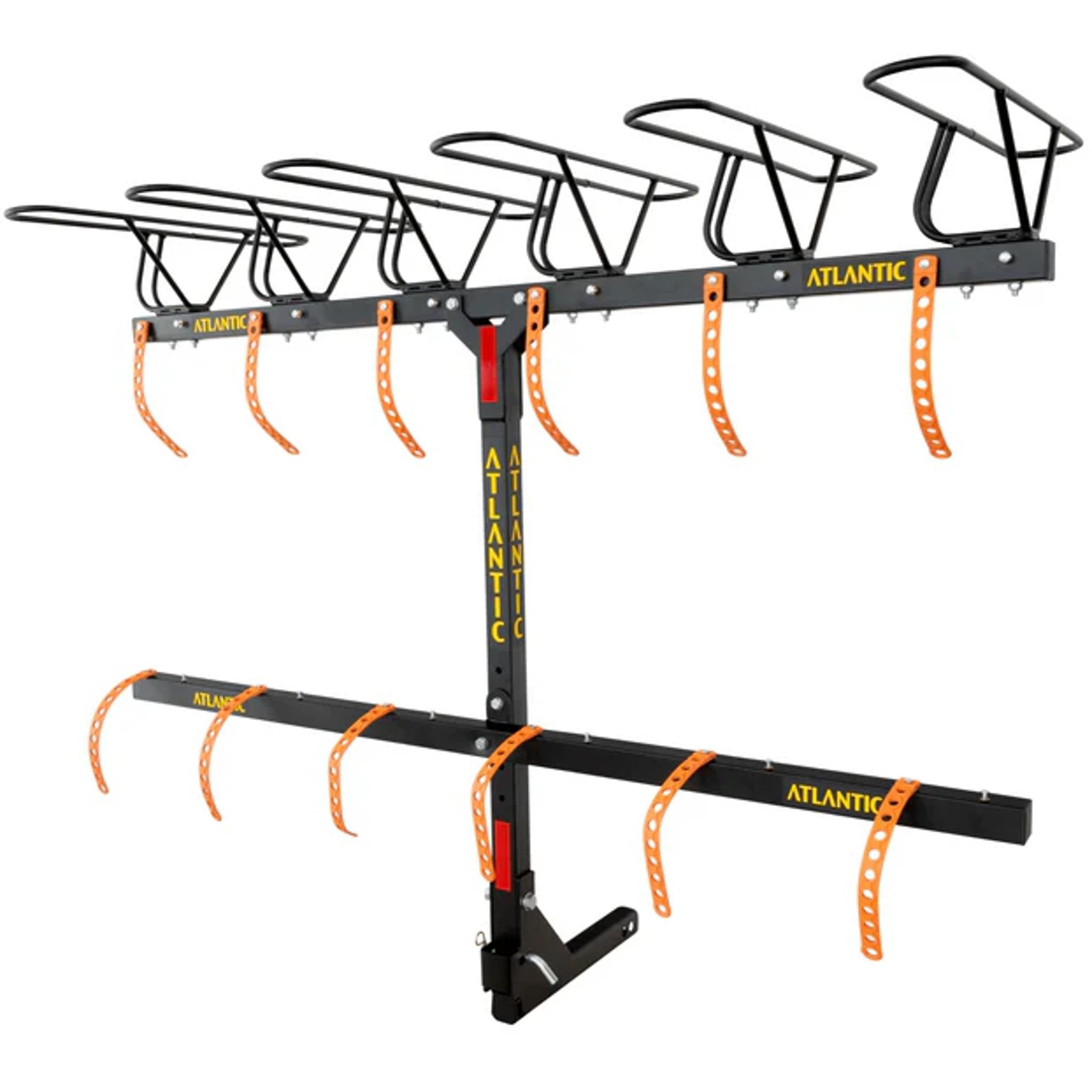 Atlantic 6-Bike Vertical Hitch Rack Black
