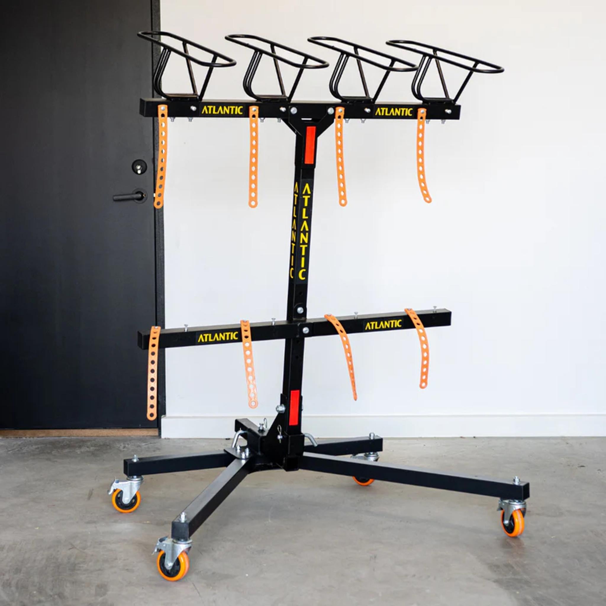 Atlantic Garage Mount Vertical Rack Mobile Storage Stand Black