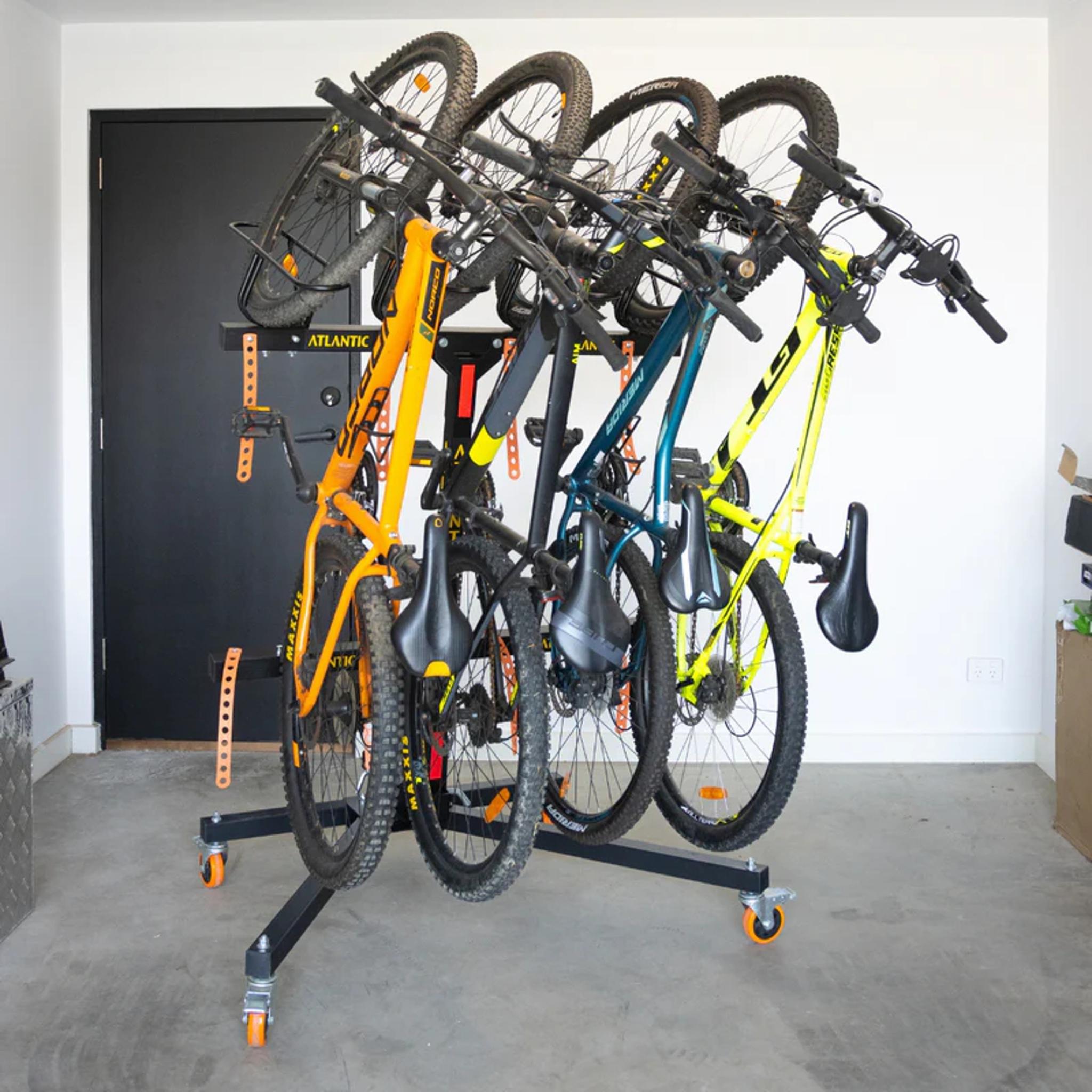 Atlantic Garage Mount Vertical Rack Mobile Storage Stand Black