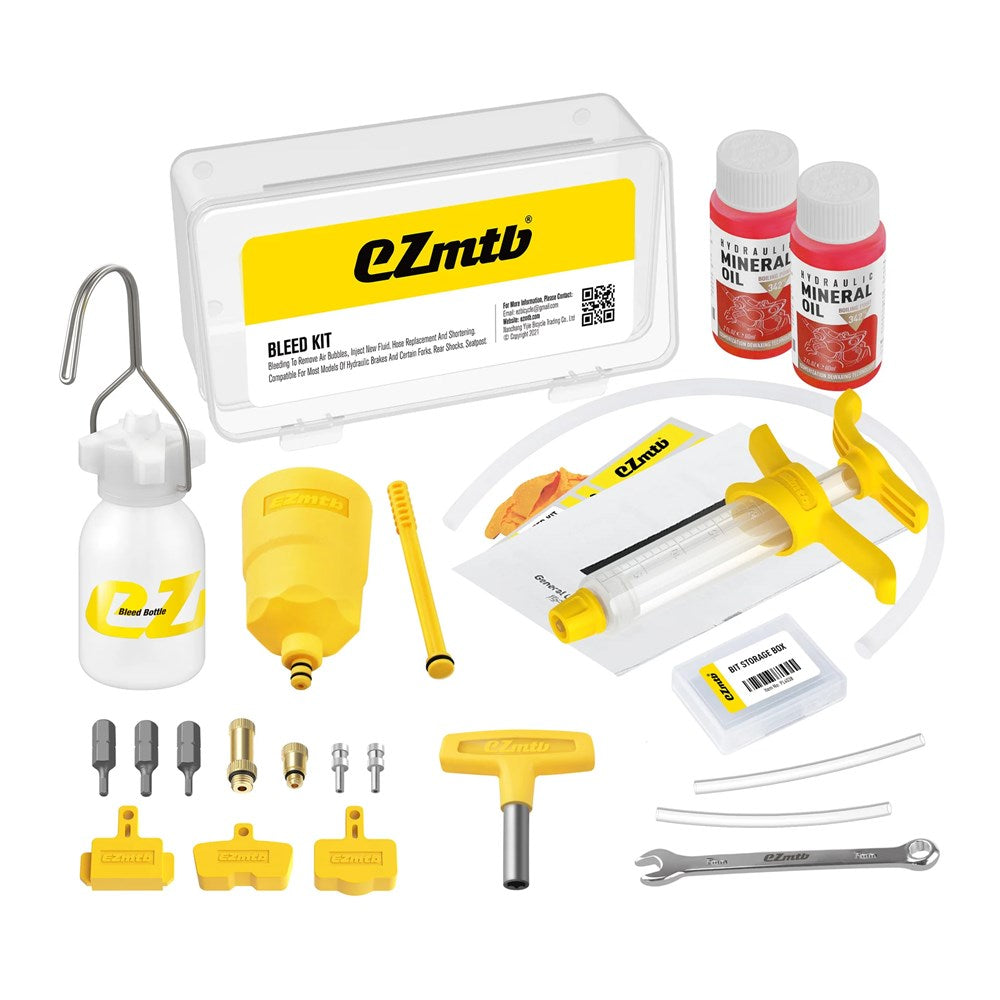 EZMTB Shimano Brake Bleed Kit incl. 2 x 60ml Mineral Oil