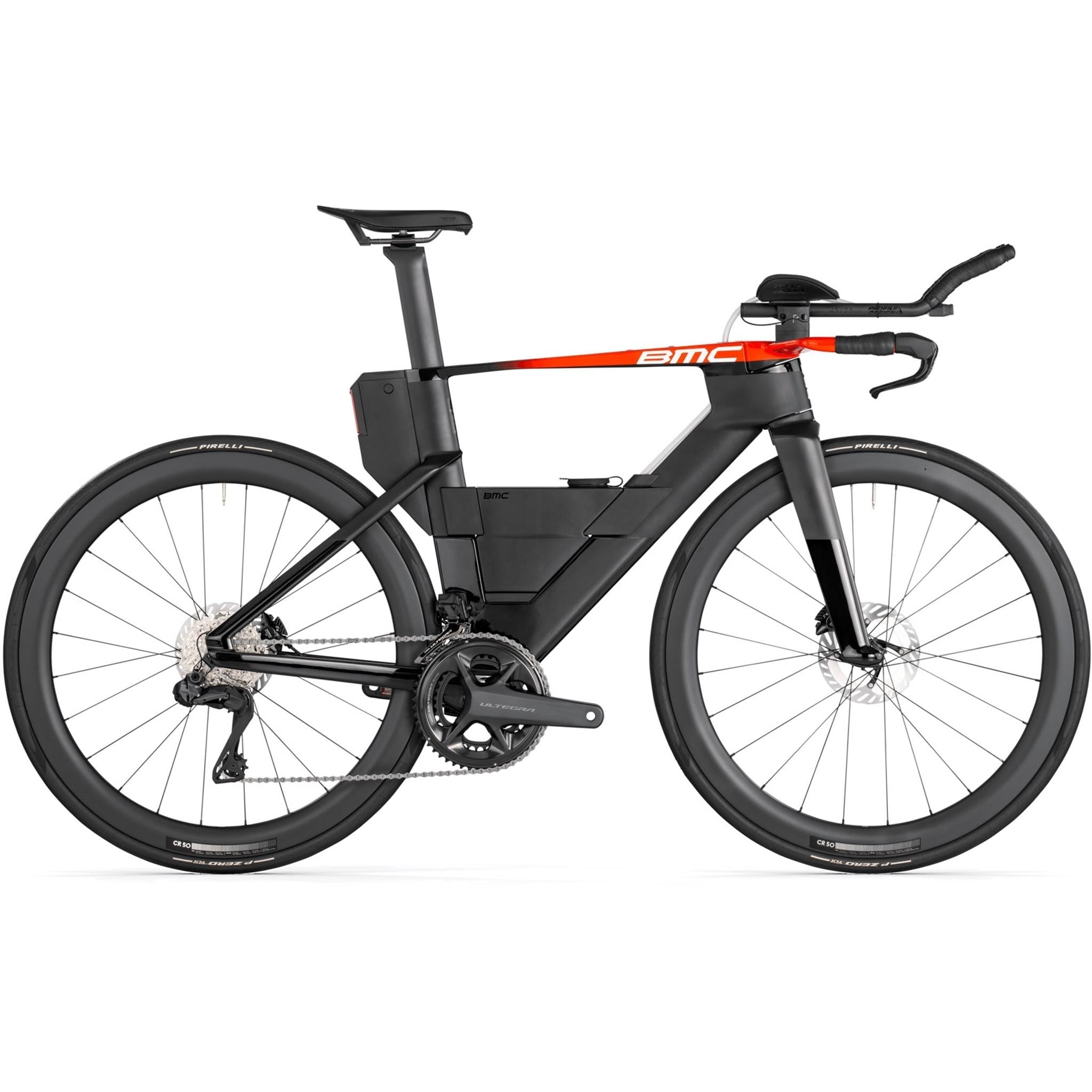 BMC Speedmachine 01 Three Triathlon Bike Carbon/Neon Red