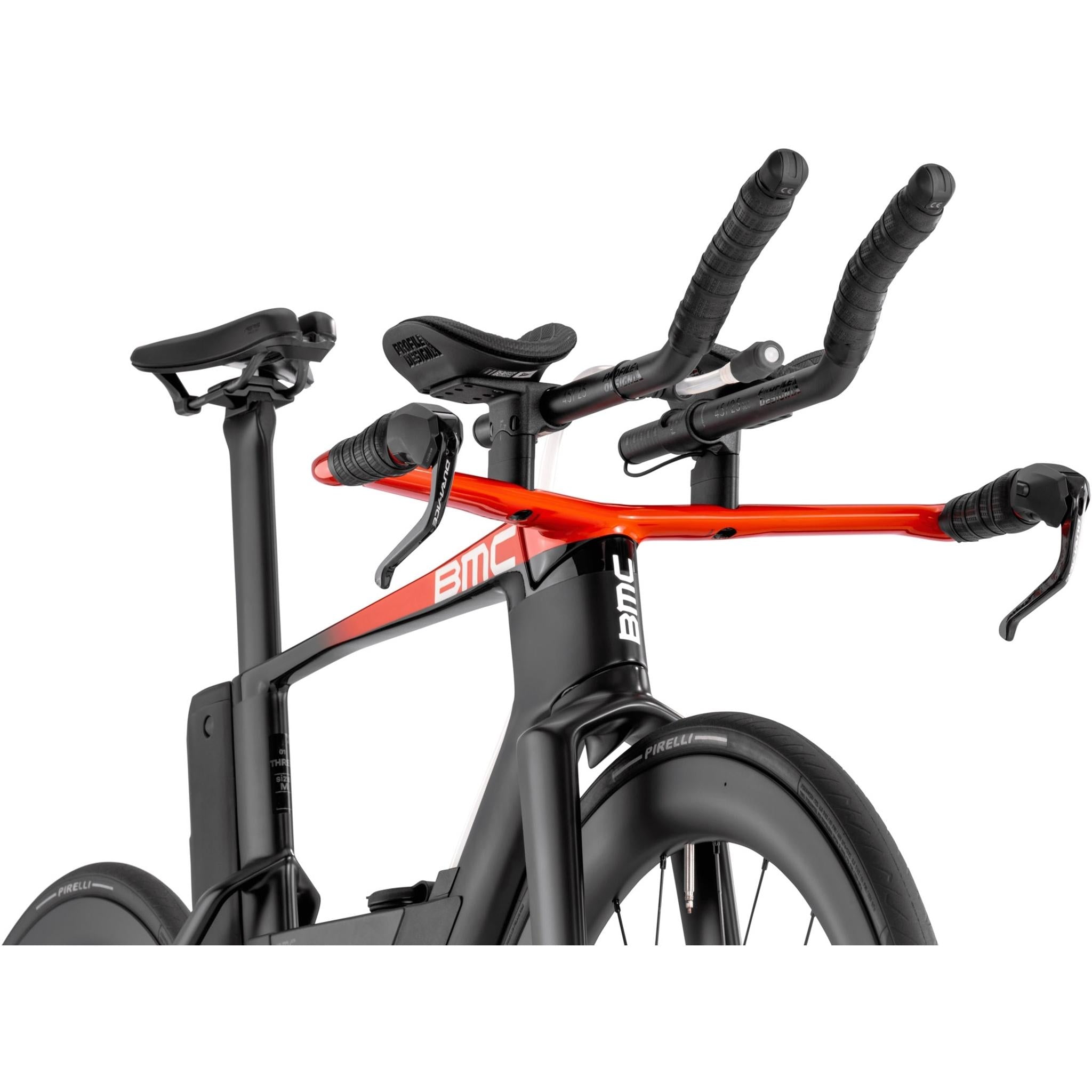 BMC Speedmachine 01 Three Triathlon Bike Carbon/Neon Red