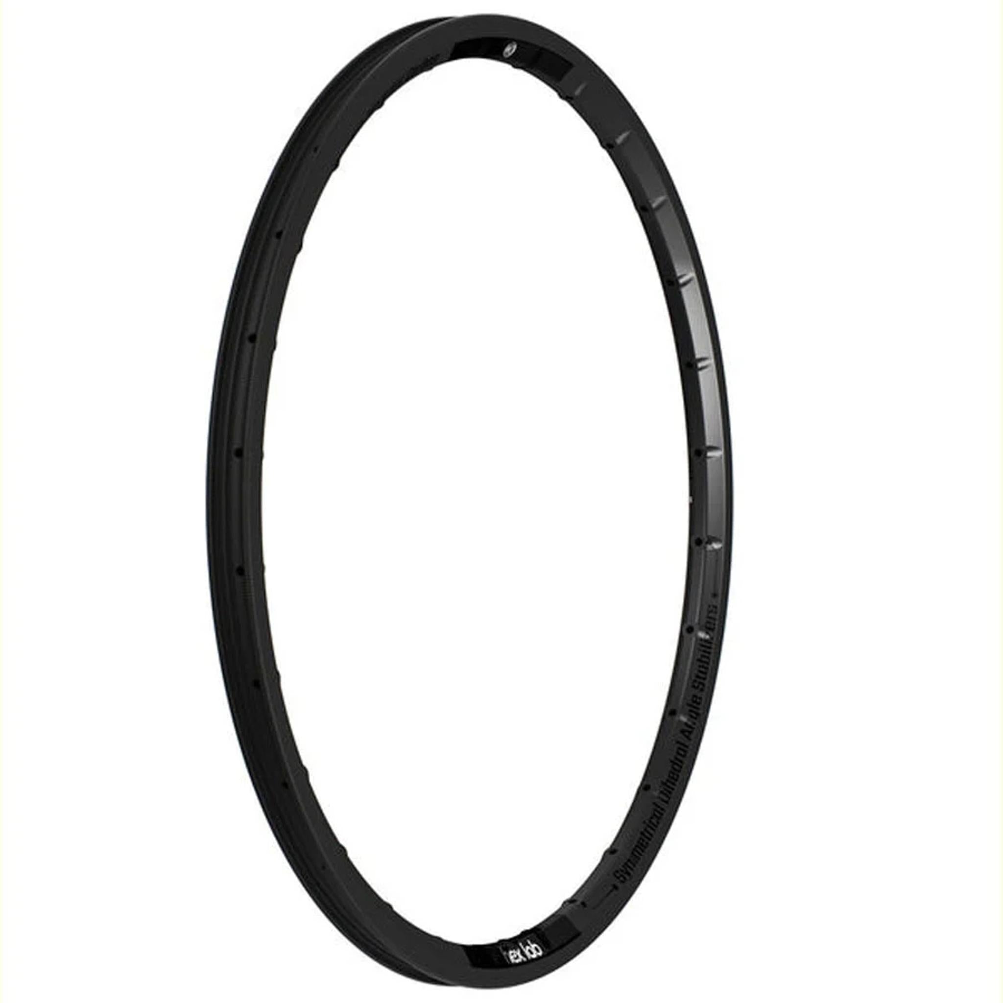 Box Hex Lab Carbon Rim 20x1/8-3/8'' 28H Matte Black (Front)