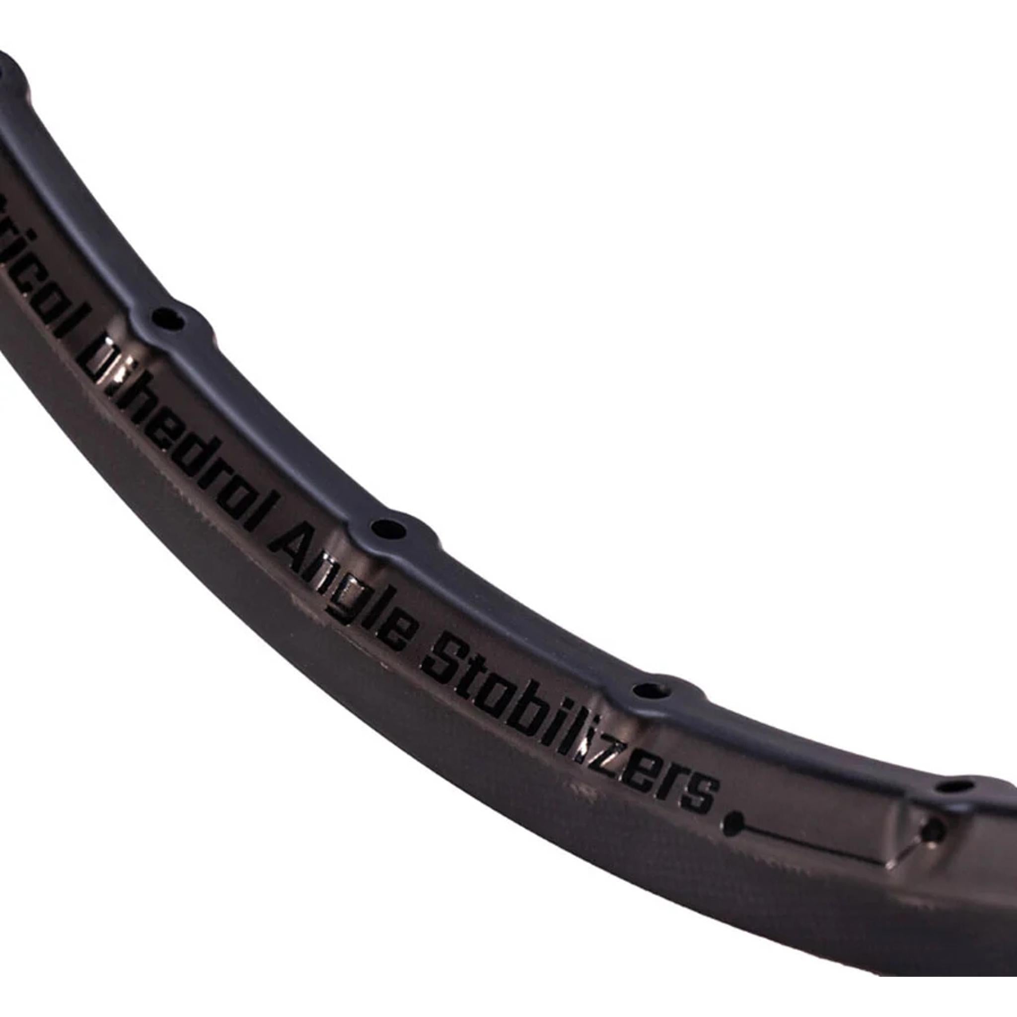 Box Hex Lab Carbon Rim 20x1/8-3/8'' 28H Matte Black (Front)