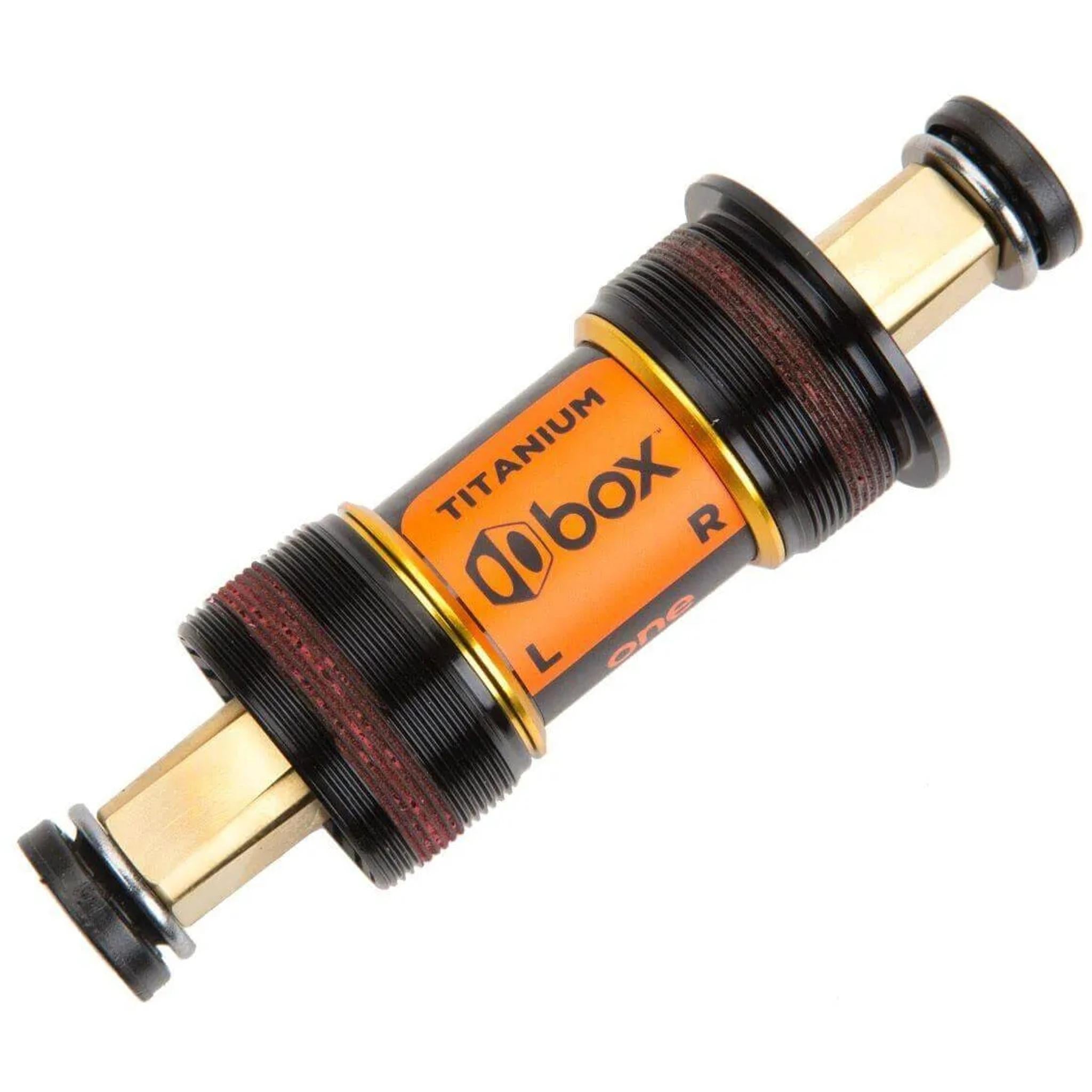 Box One Square Titanium Bottom Bracket 113mm Gold