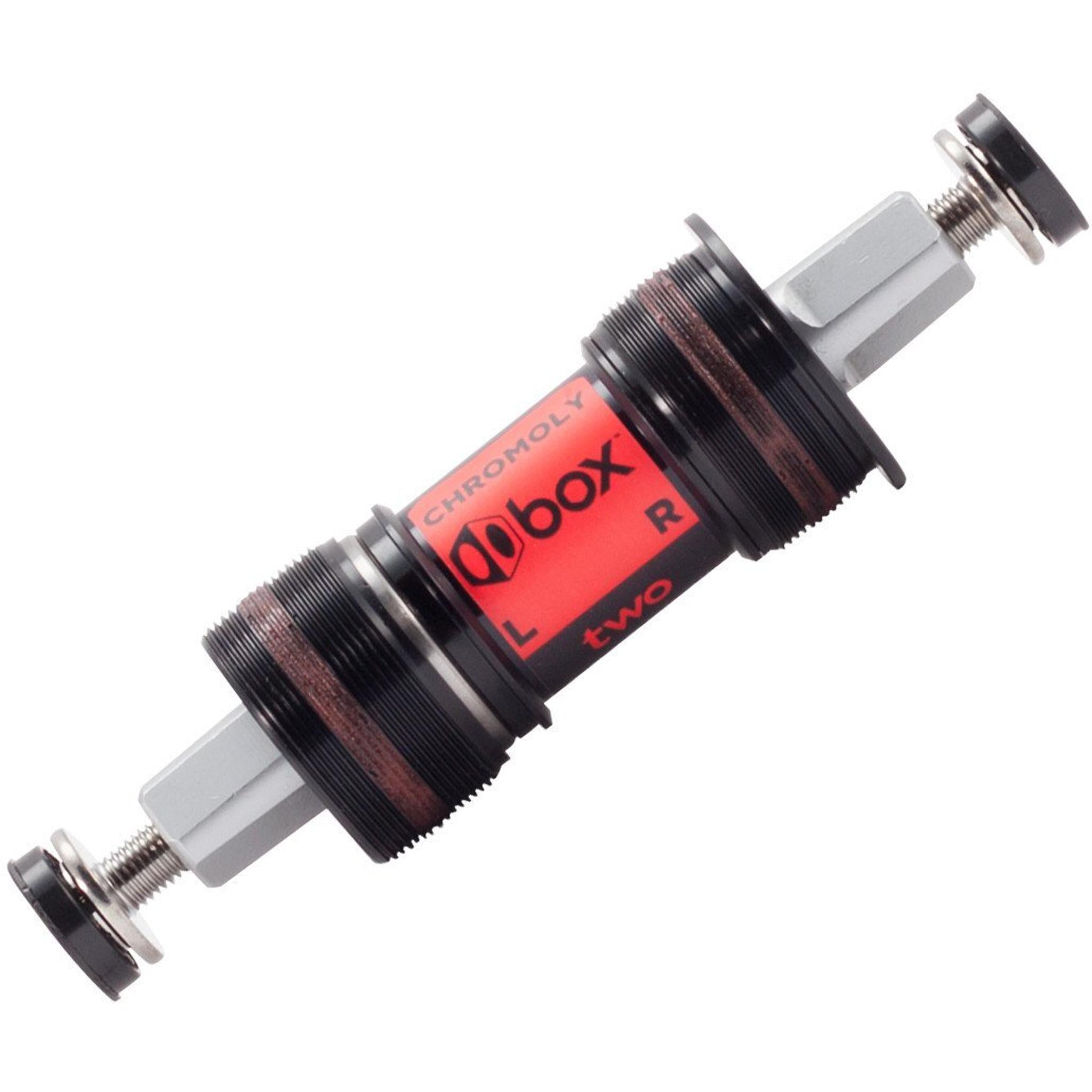 Box Two Square Taper Bottom Bracket 113mm Chromoly Black