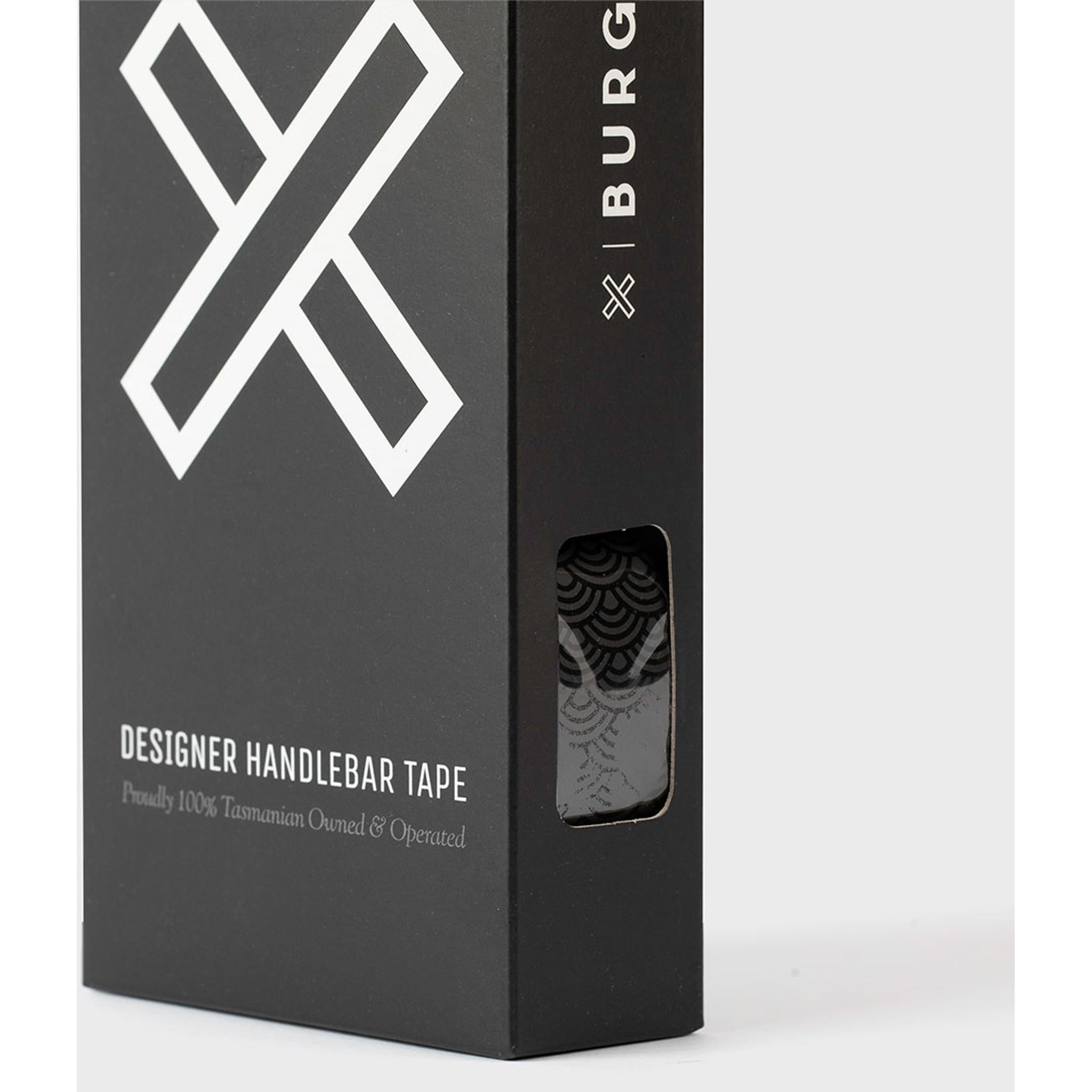 Burgh Wave Stealth Handlebar Tape 220x3cm Black