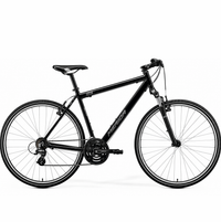 Merida Crossway 10-V Hybrid Bike Black/Silver