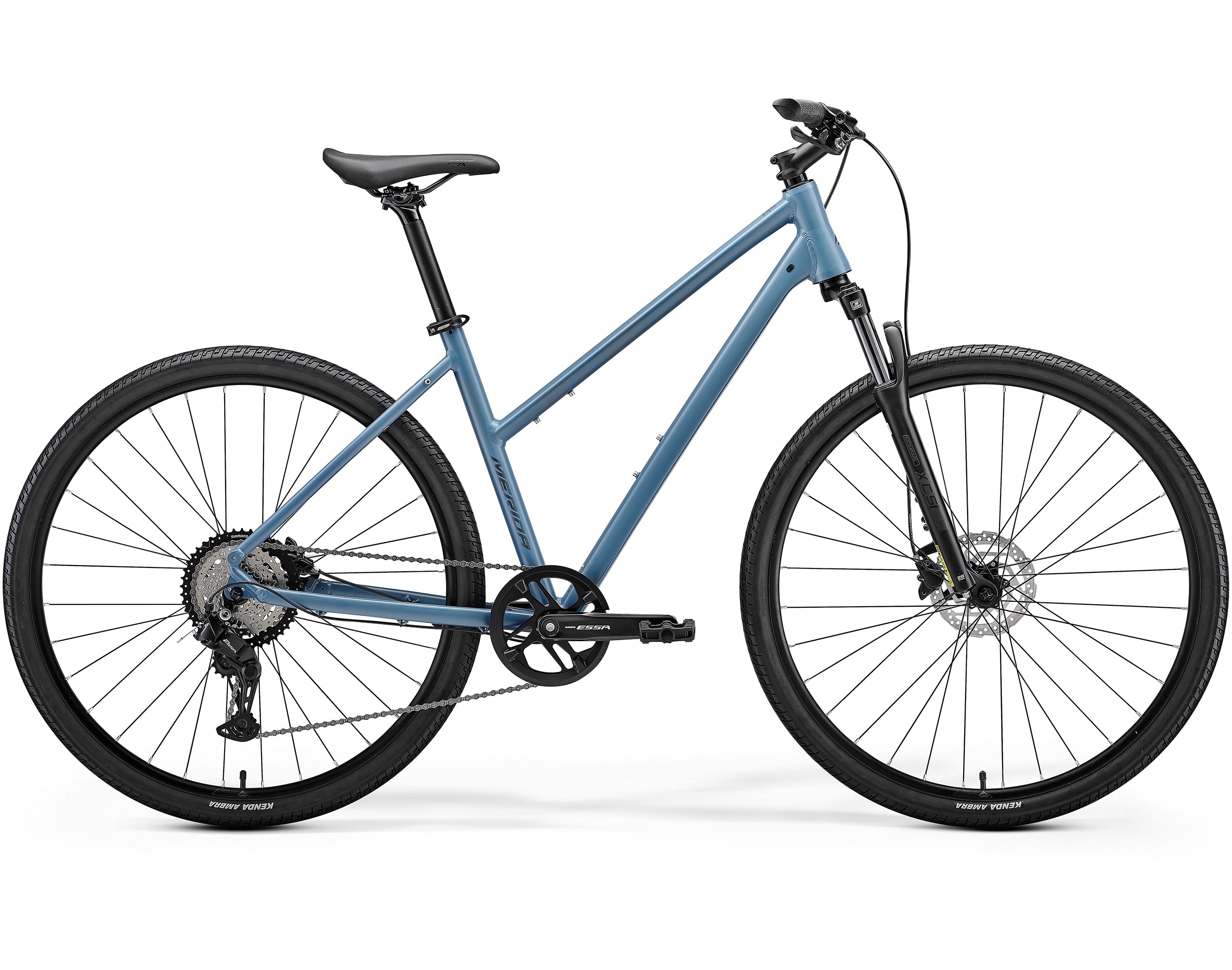 Merida Crossway 20W Hybrid Bike Silk Dove Blue