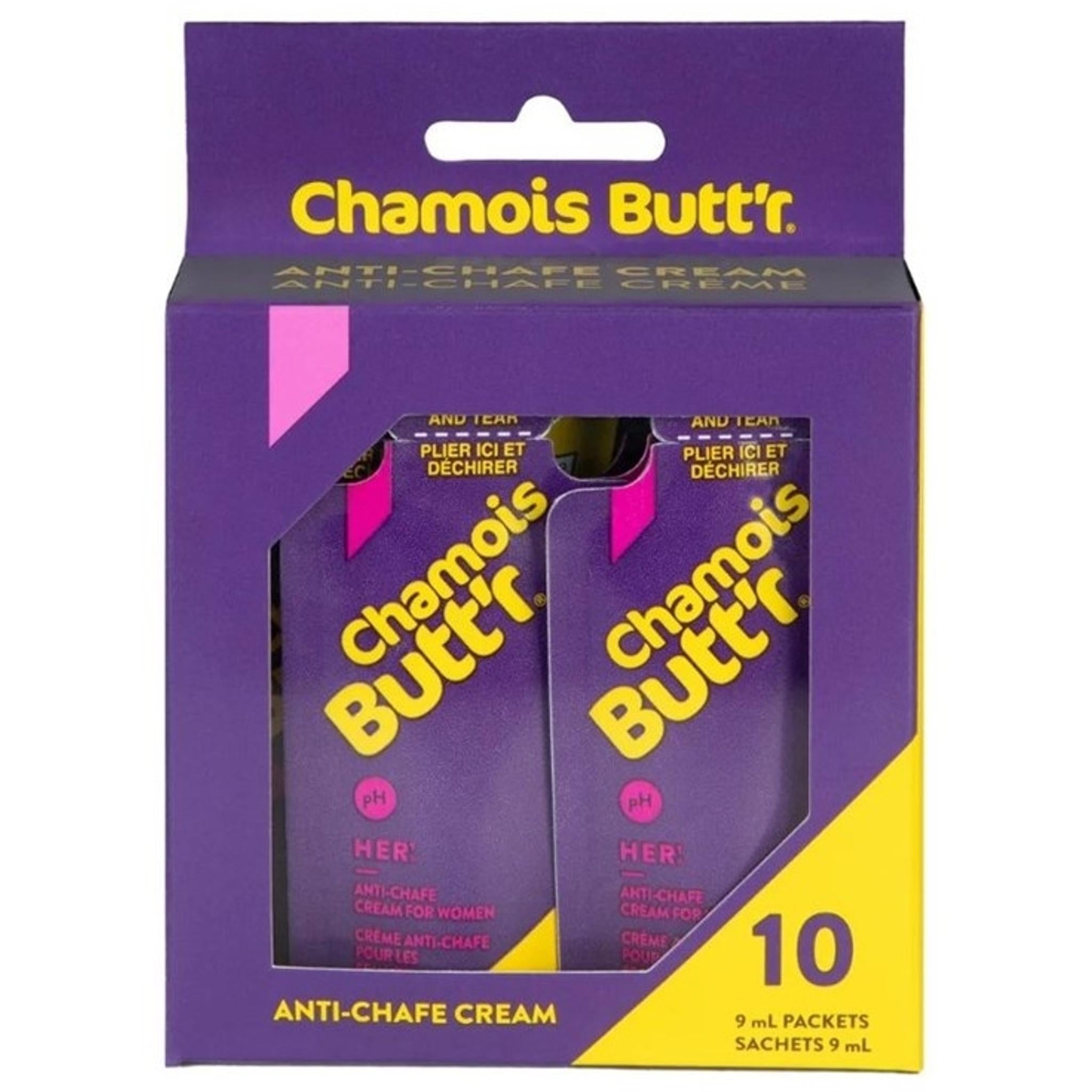 Chamois Butt'r Her Anti-Chafe Cream 10 x 9ml Sachets