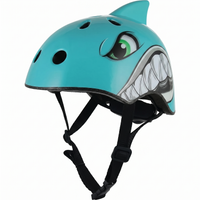 Cinettica Roar Shark Kids Helmet Turquoise