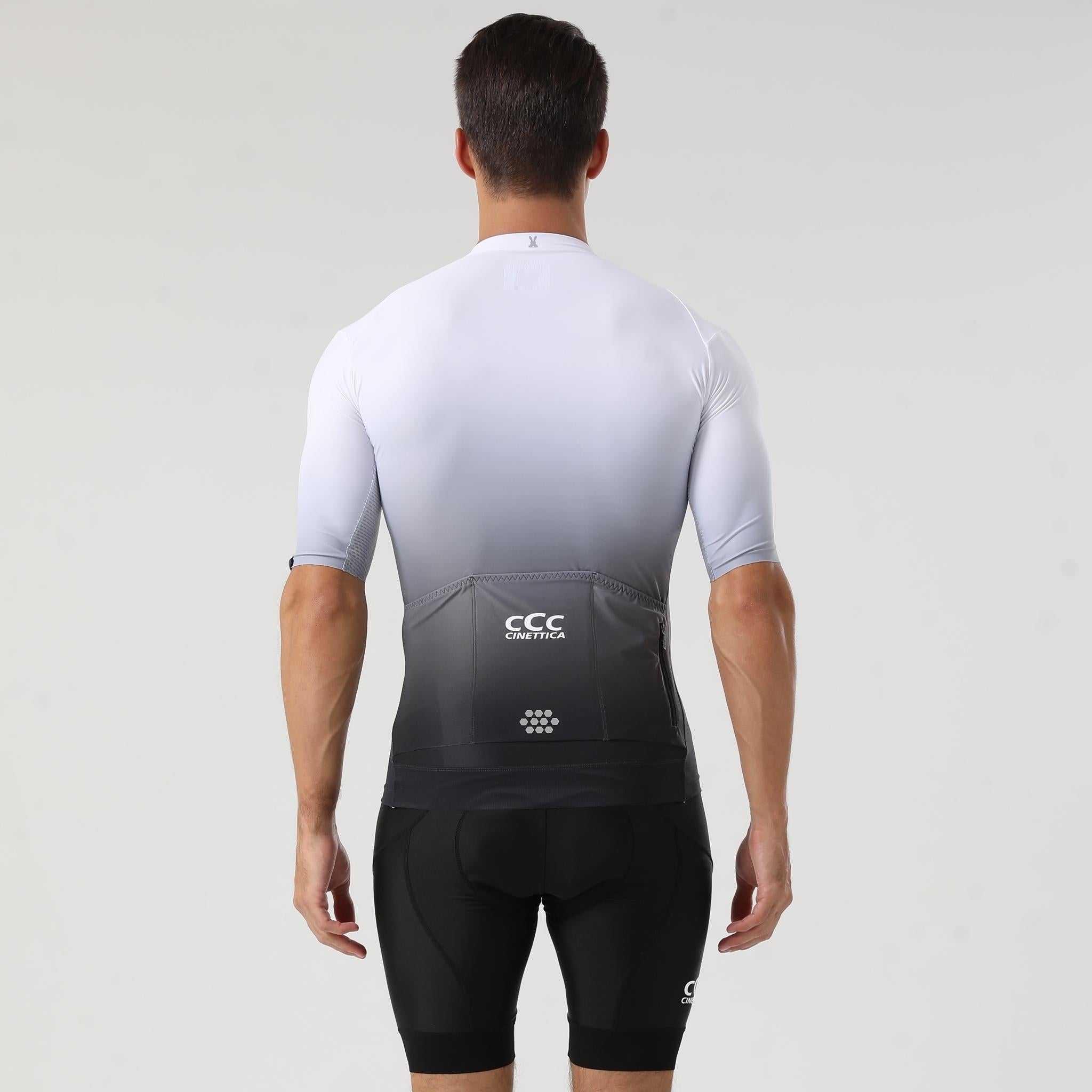 Cinettica Proton Short Sleeve Jersey Black/White Fade