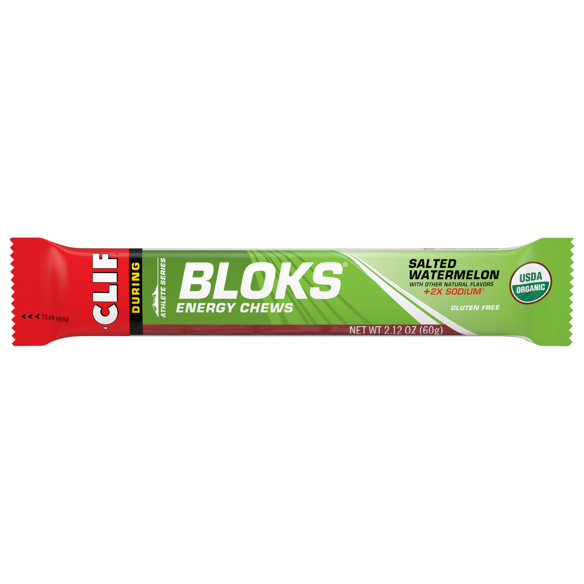 CLIF Bloks Energy Chews 60g Salted Watermelon (+2x Sodium)