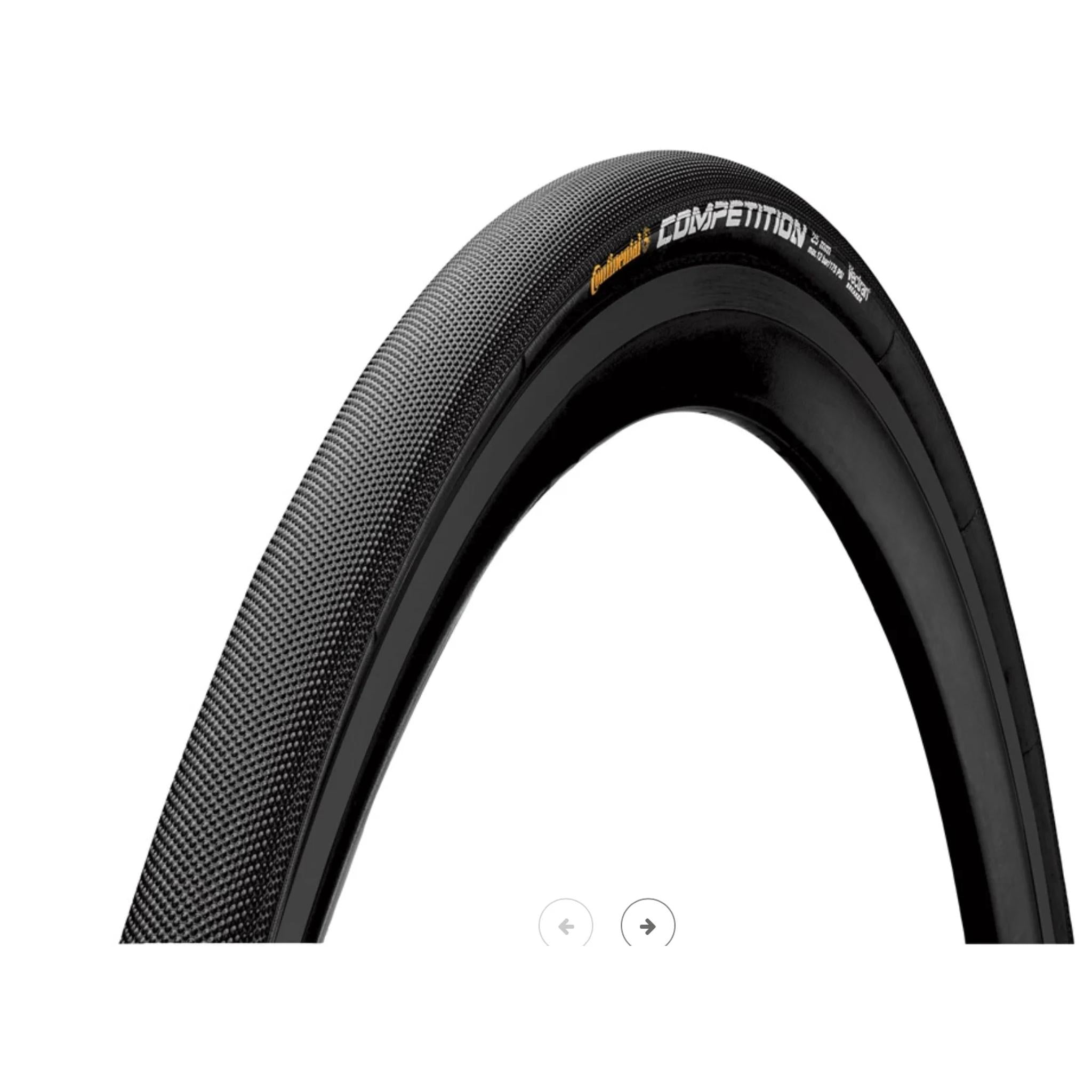 Continental Competition Tubular Road Tyre 700x22c Black